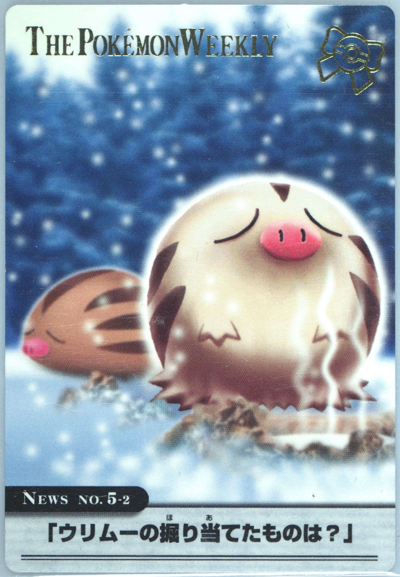 Swinub Pokemon Weekly Card Box (5-2) 2005 Carddass the Pokemon Weekly Advanced Generation