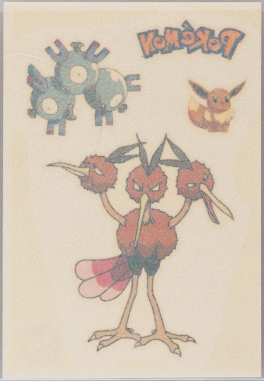 Dodrio/Eevee/Magneton With Coating (14) 2000 Merlin Pokemon Tattoos