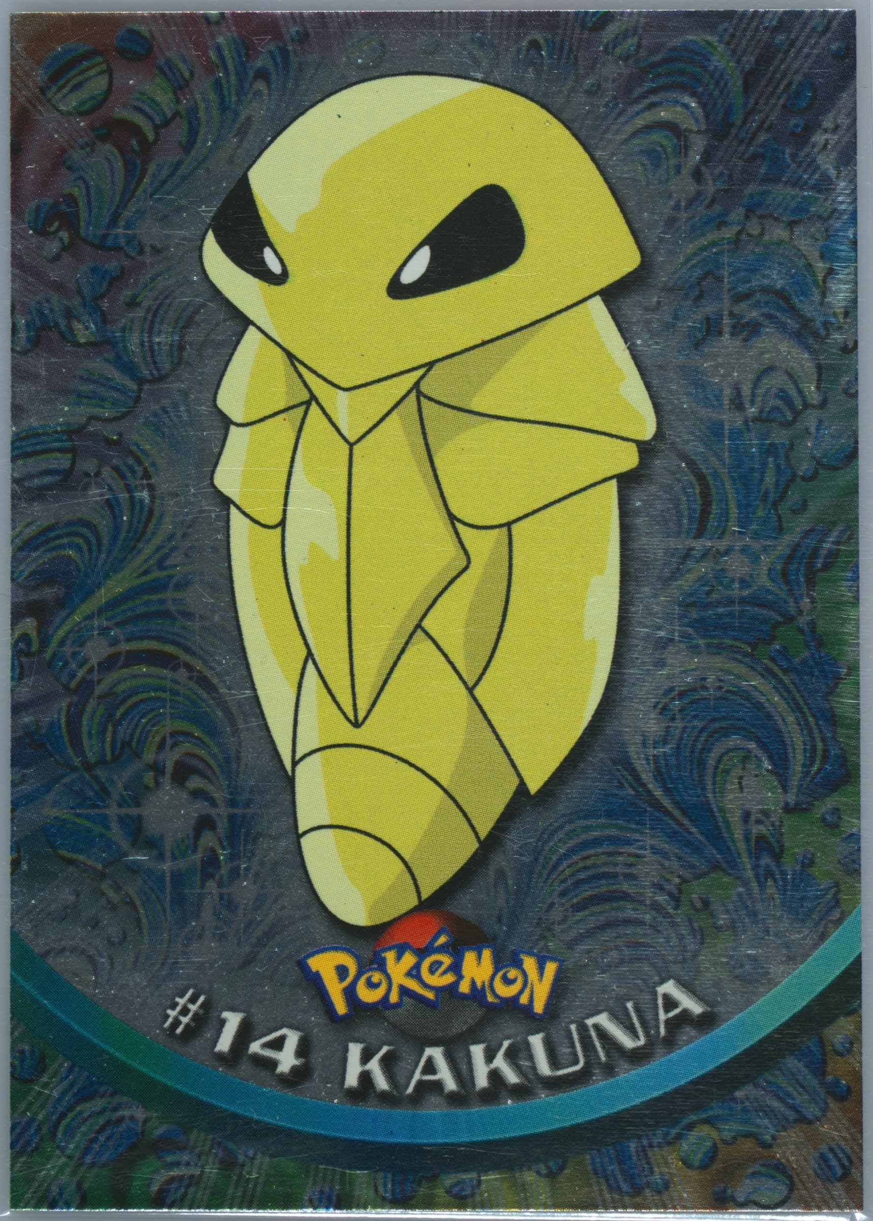 Kakuna Foil-United Kingdom (14) 1999 Topps Pokemon TV