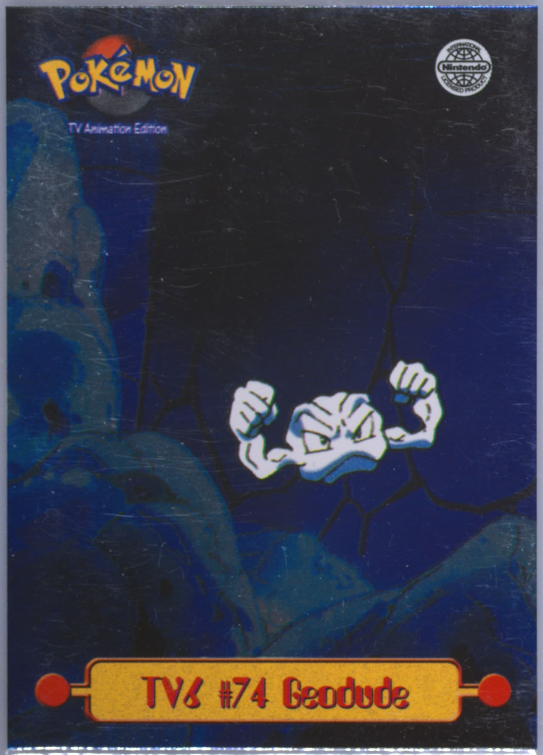 Geodude Foil-United Kingdom (TV6) 1999 Topps Pokemon Series 1 Character Cards