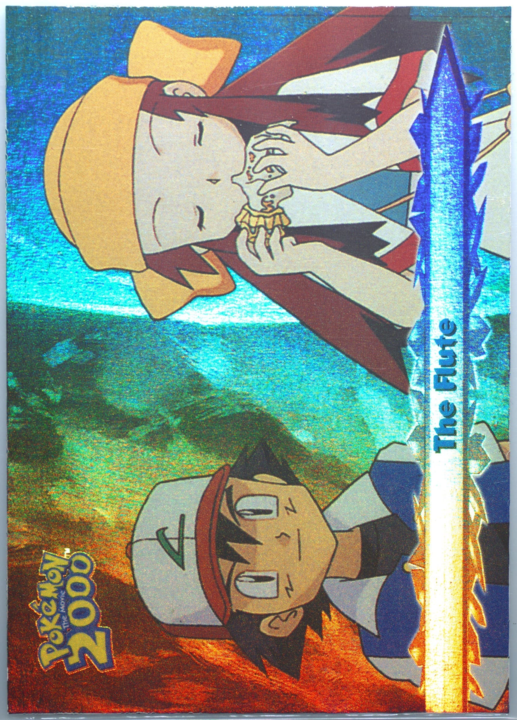 The Flute Rainbow Foil (61) 2000 Topps Pokemon the Movie 2000