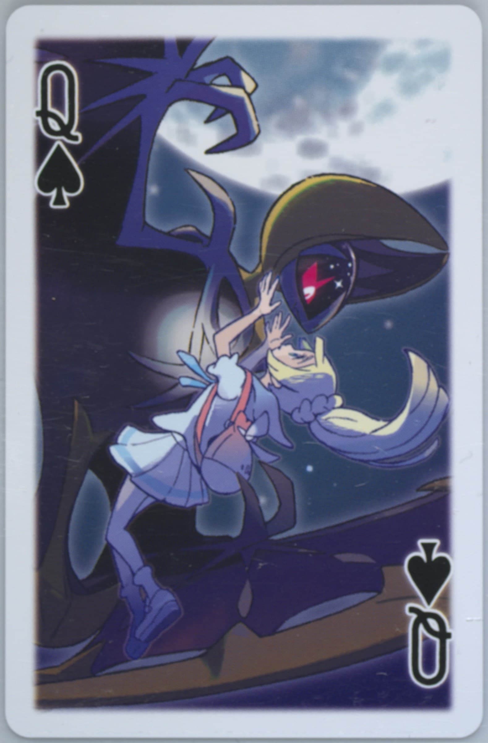 Queen of Spades Lillie & Lunala 2017 Pokemon Playing Cards Lillie, Gladion & Lusamine