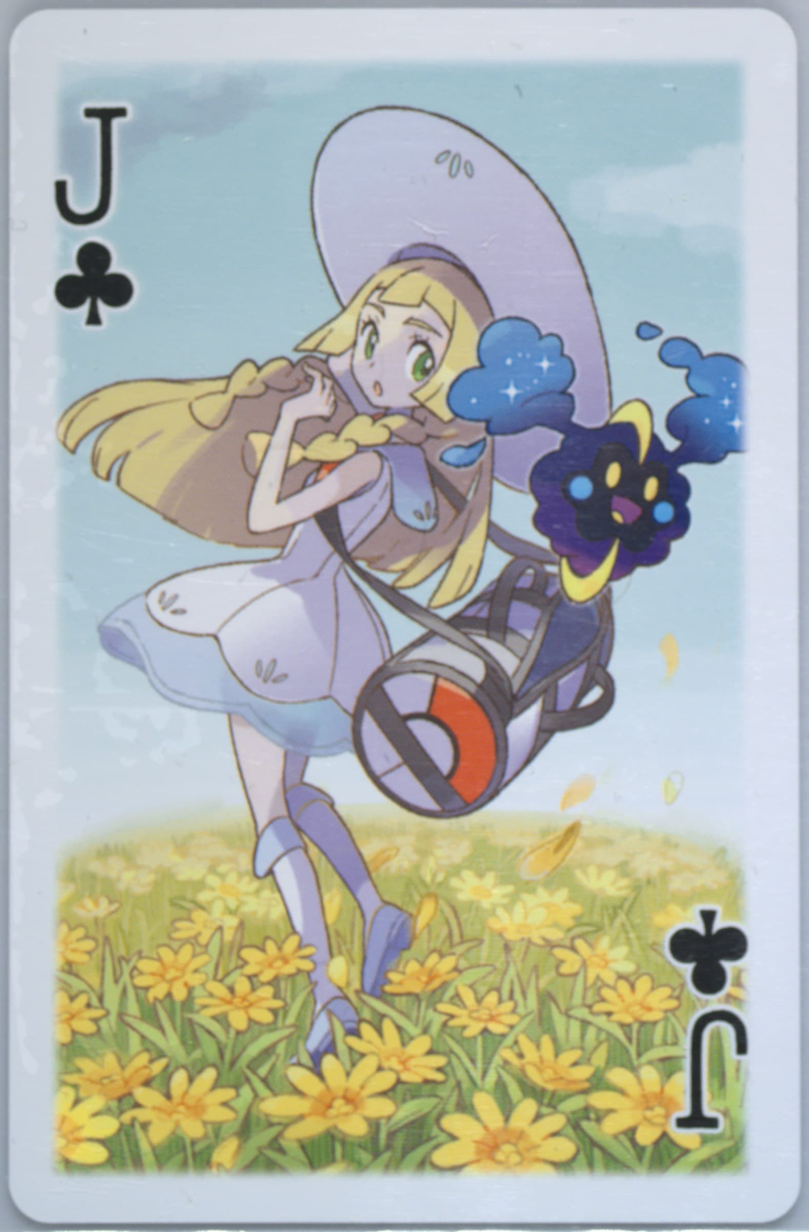 Jack of Clubs Lillie & Cosmog 2017 Pokemon Playing Cards Lillie, Gladion & Lusamine