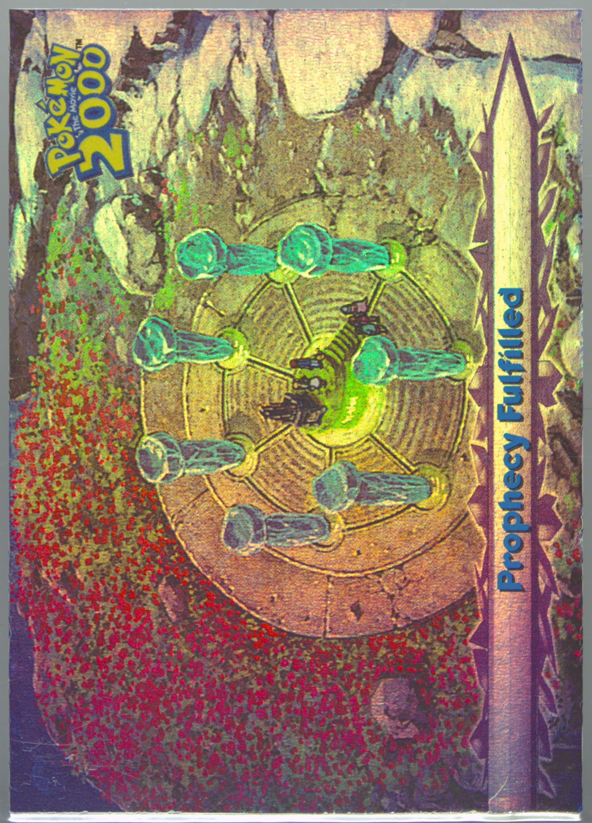 Prophecy Fulfilled Rainbow Foil (62) 2000 Topps Pokemon the Movie 2000