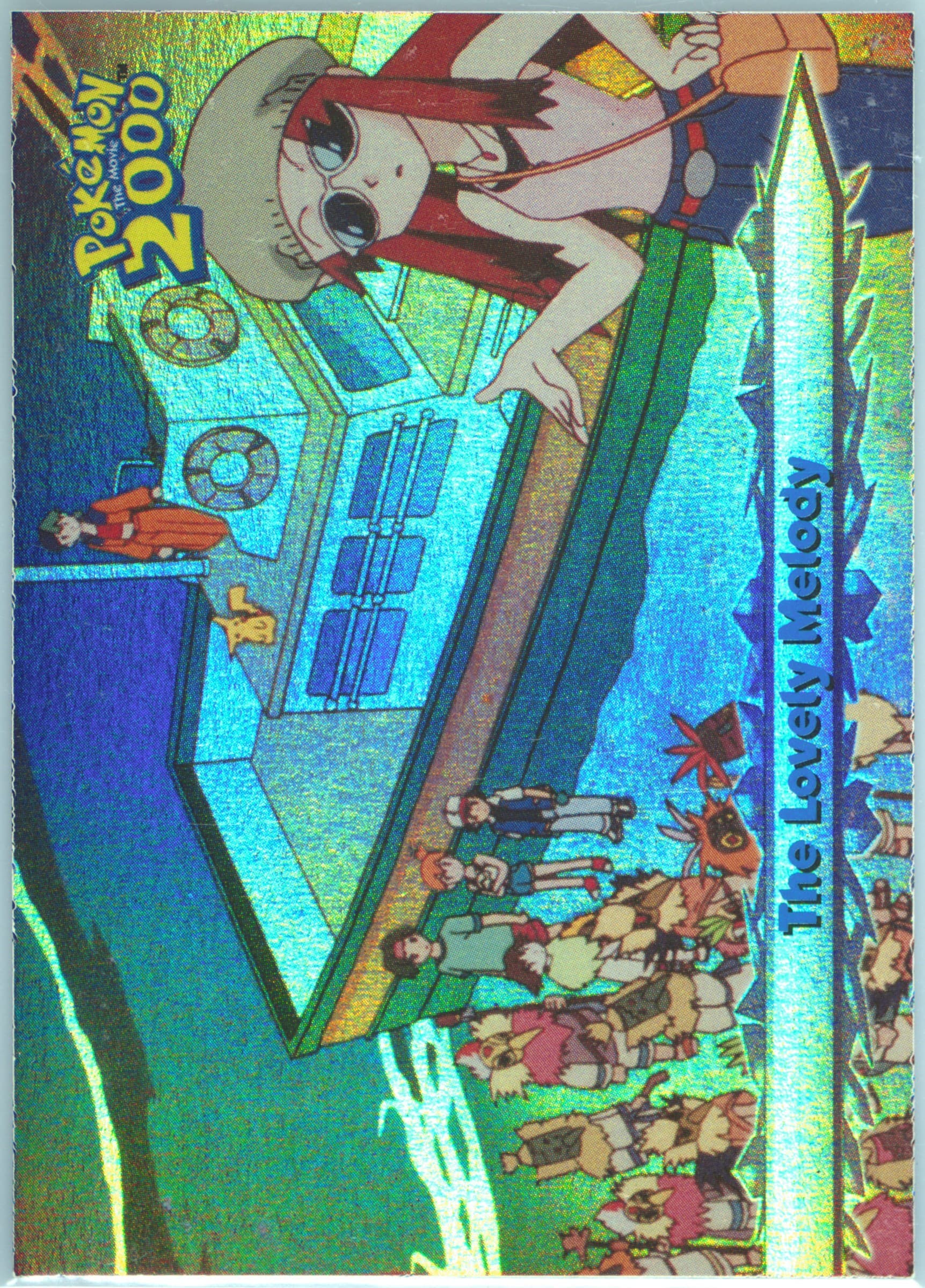 The Lovely Melody Rainbow Foil (24) 2000 Topps Pokemon the Movie 2000