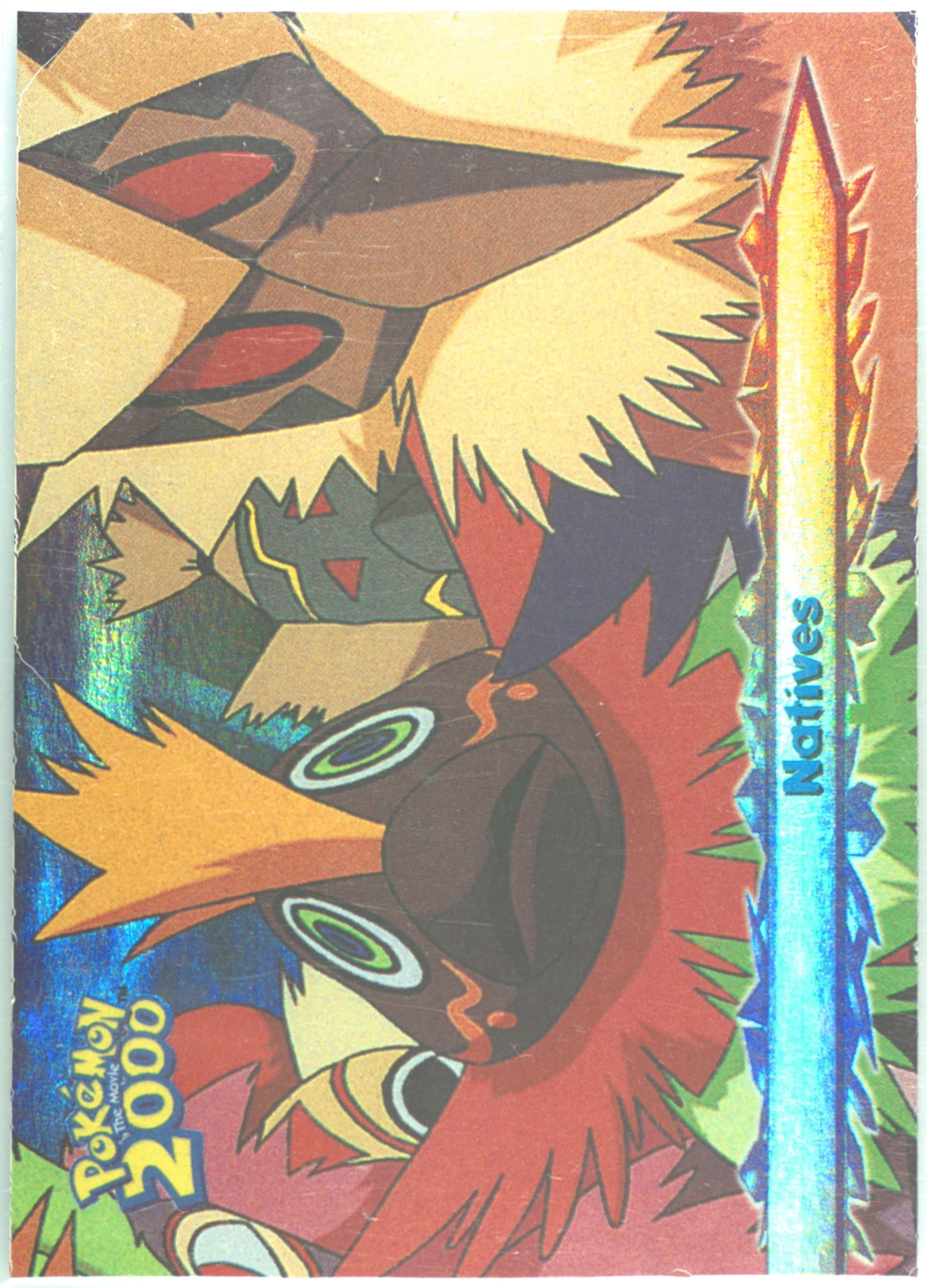 Natives Rainbow Foil (22) 2000 Topps Pokemon the Movie 2000