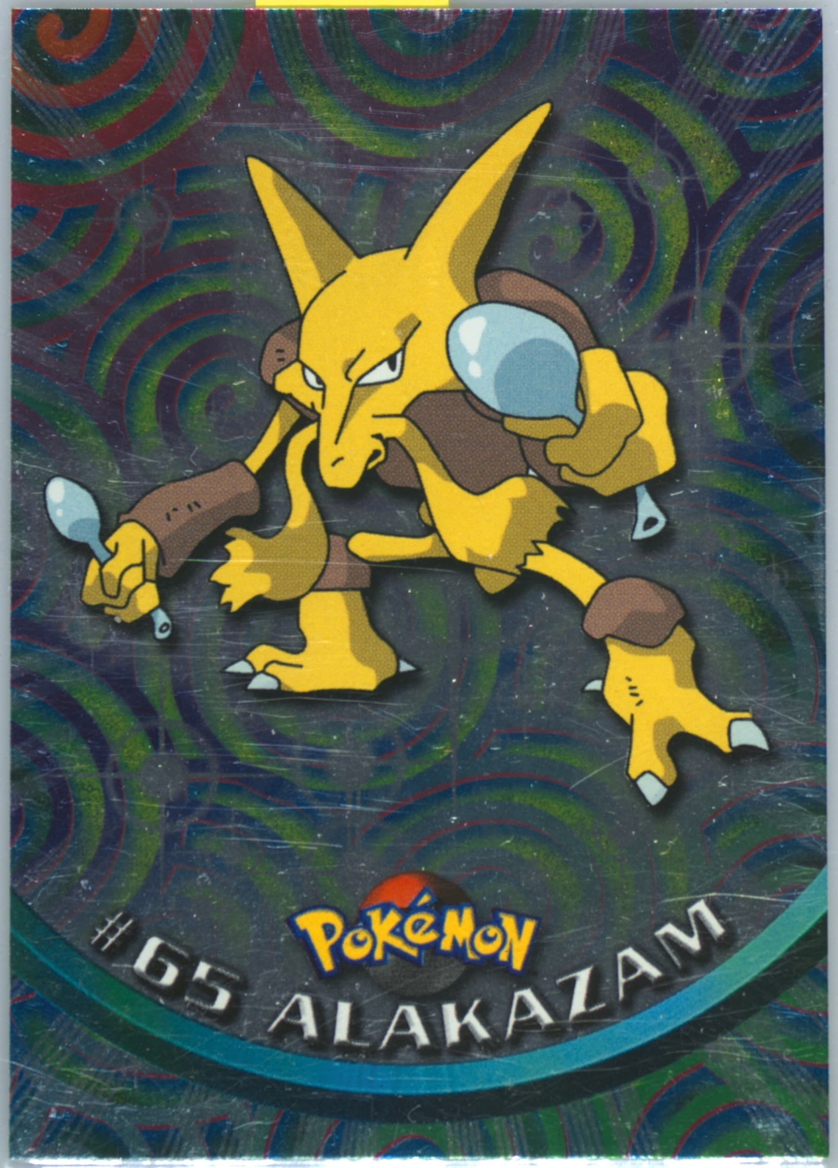 Alakazam Foil-Italian (65) 1999 Topps Pokemon TV