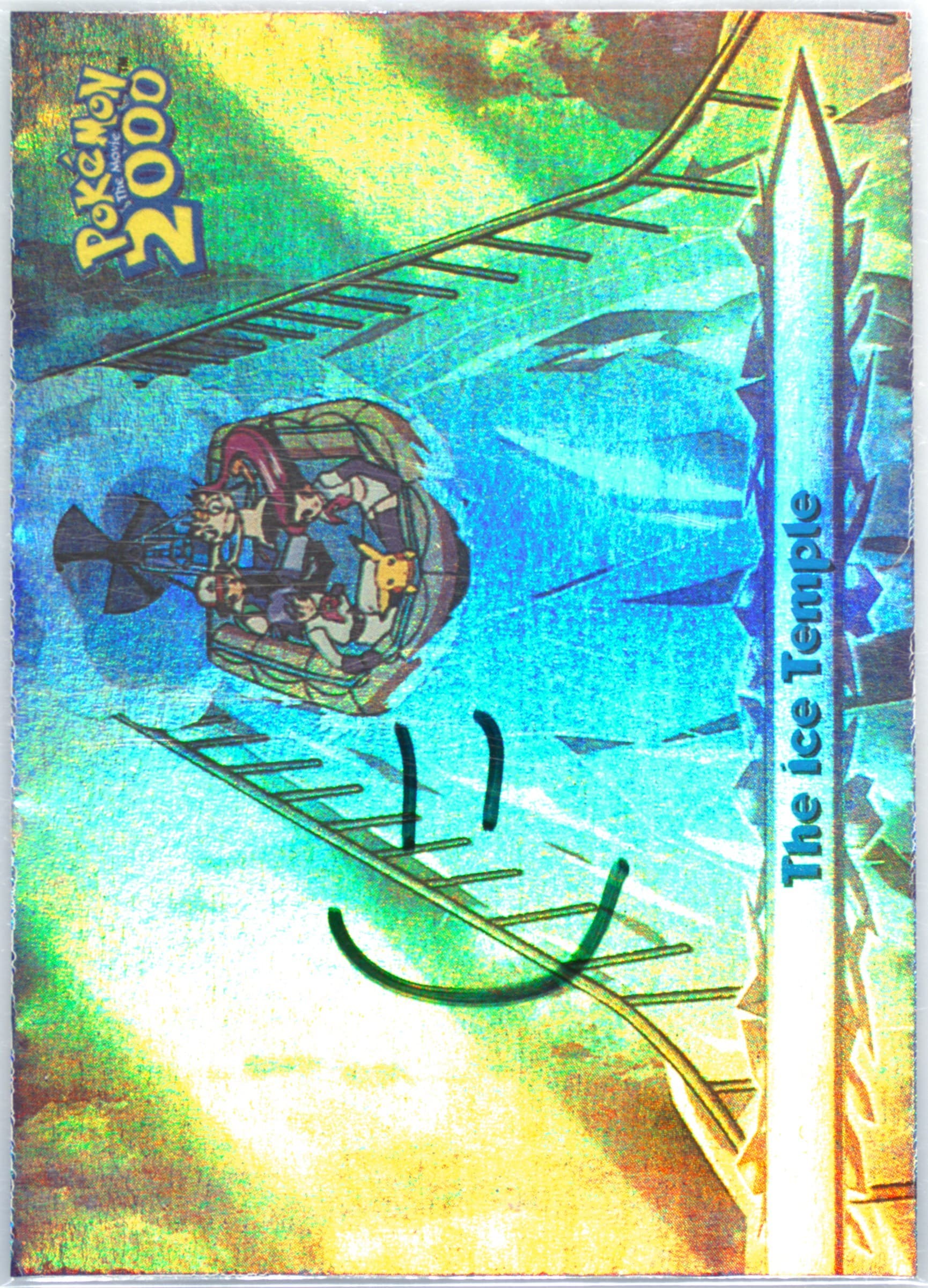 The Ice Temple Rainbow Foil (51) 2000 Topps Pokemon the Movie 2000