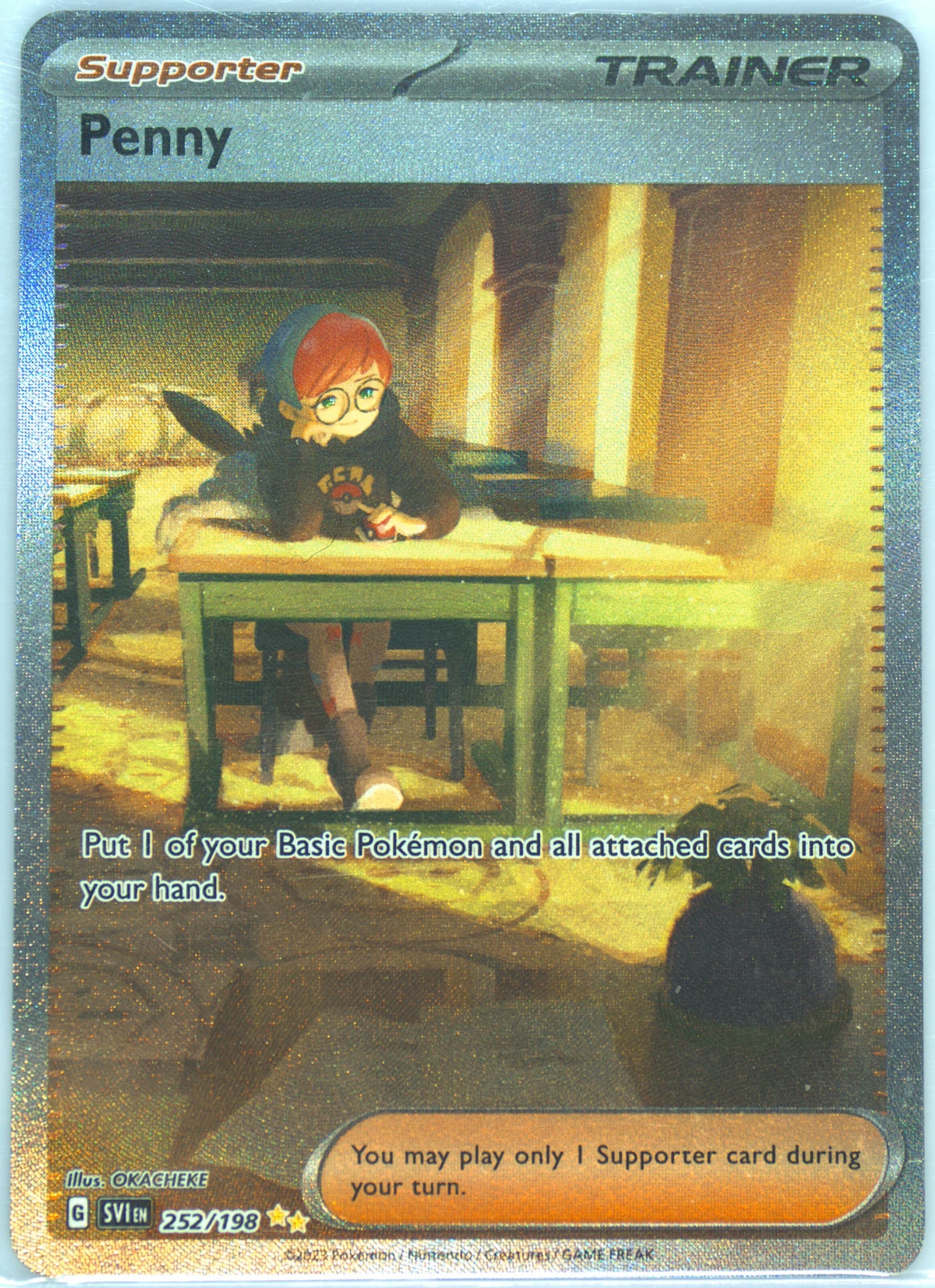 Penny Special Illustration Rare (252) 2023 Pokemon Spanish Svi ES-Scarlet & Violet