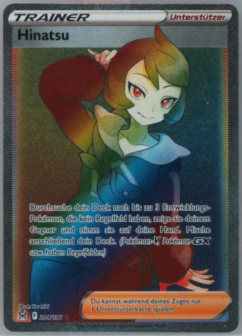Full Art/Hinatsu German-Secret (204) 2022 Pokemon Sword & Shield Lost Origin