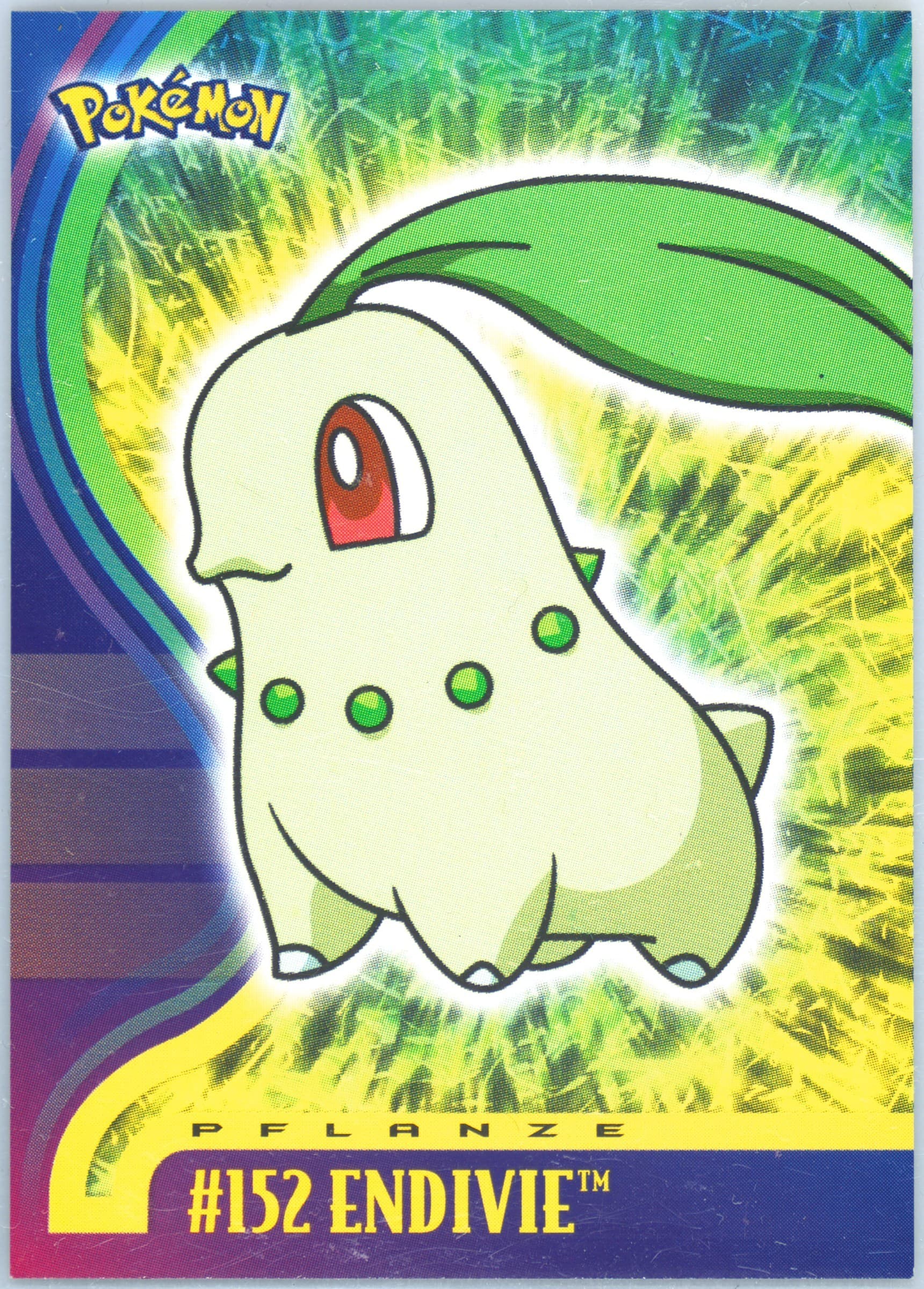 Endivie German (152) 2001 Topps Pokemon Johto Series 3