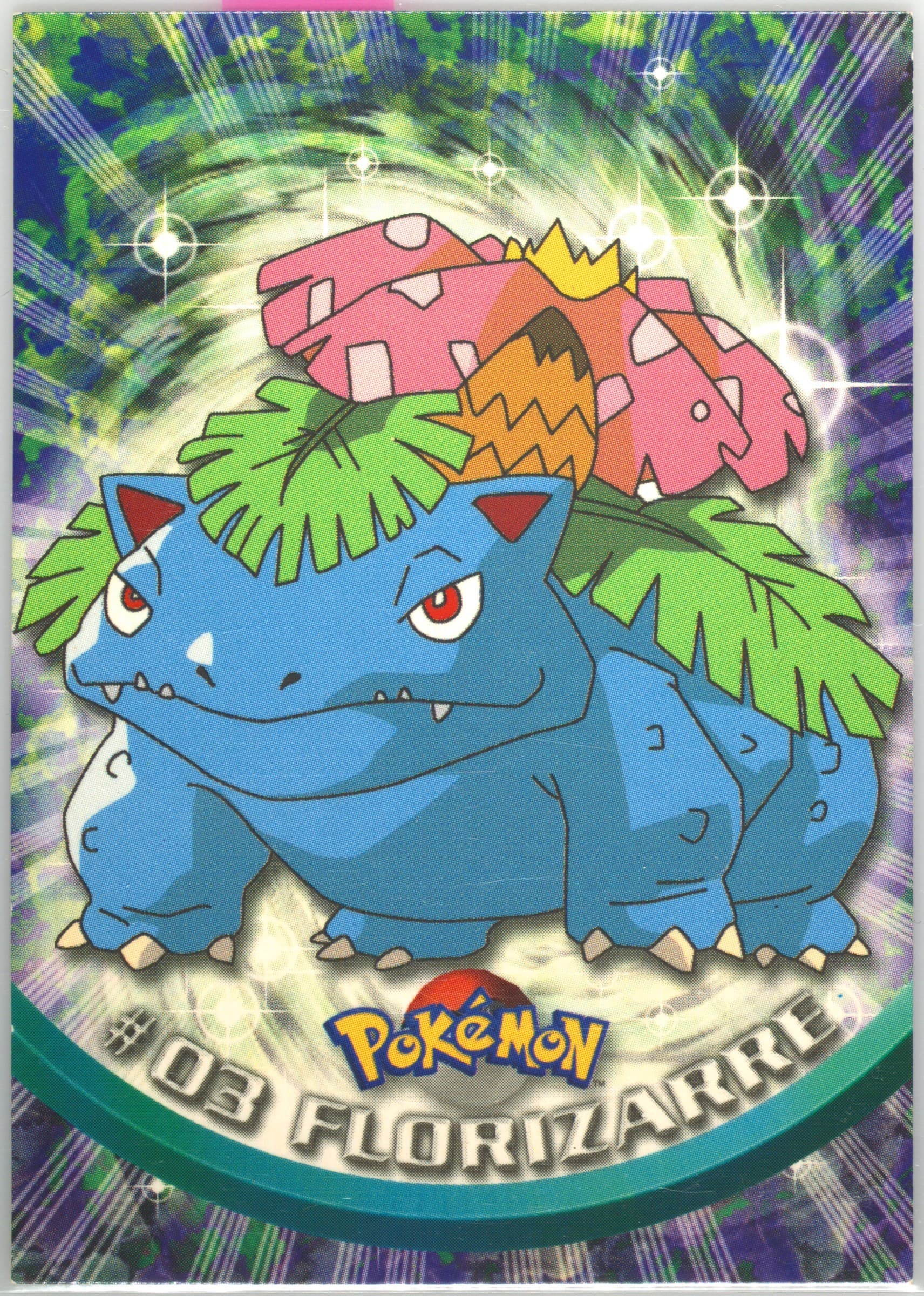 Florizarre French (3) 1999 Topps Pokemon TV