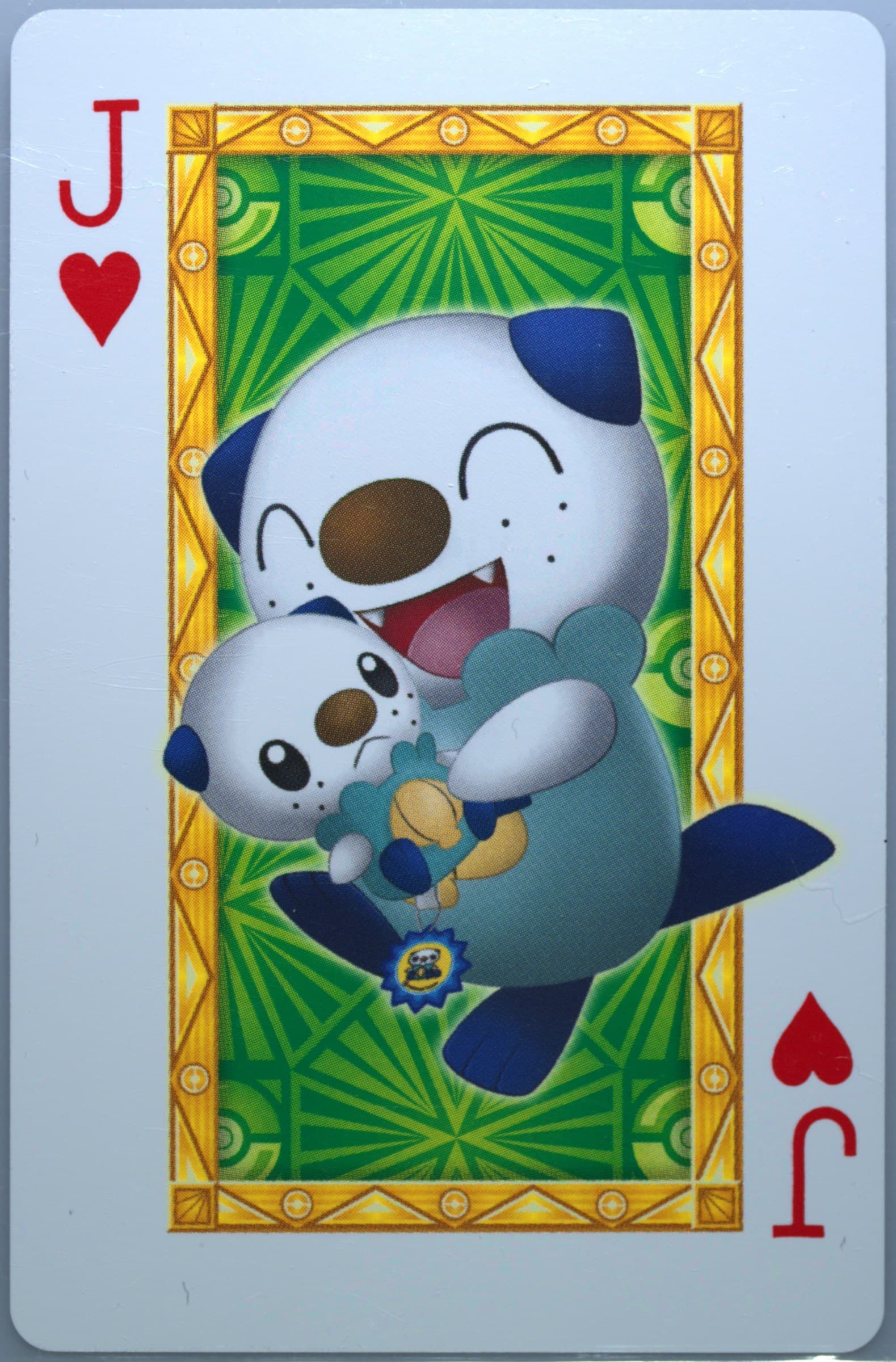 Jack of Hearts Oshawott 2013 Pokemon Center Nagoya Playing Cards