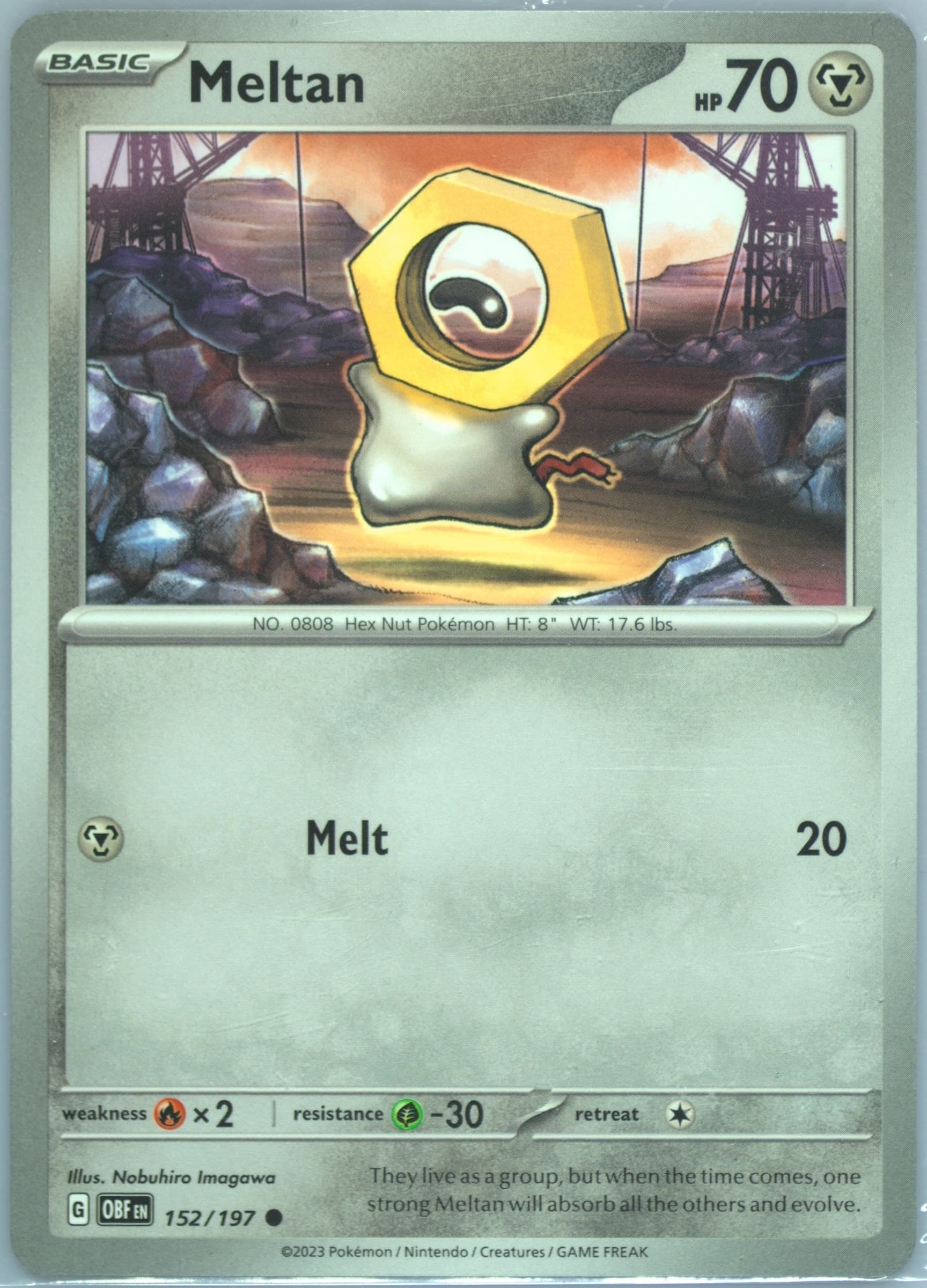 Meltan (152) 2023 Pokemon Obf EN-Obsidian Flames