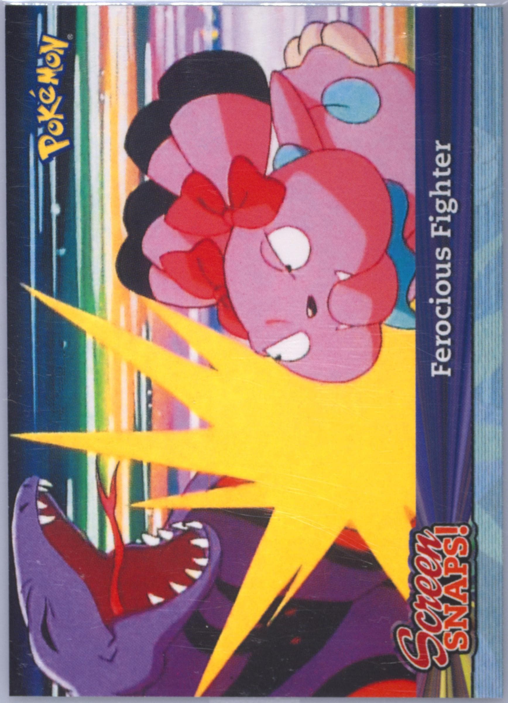Ferocious Fighter (17) 2001 Topps Pokemon Johto Series 1 Screen Snaps!
