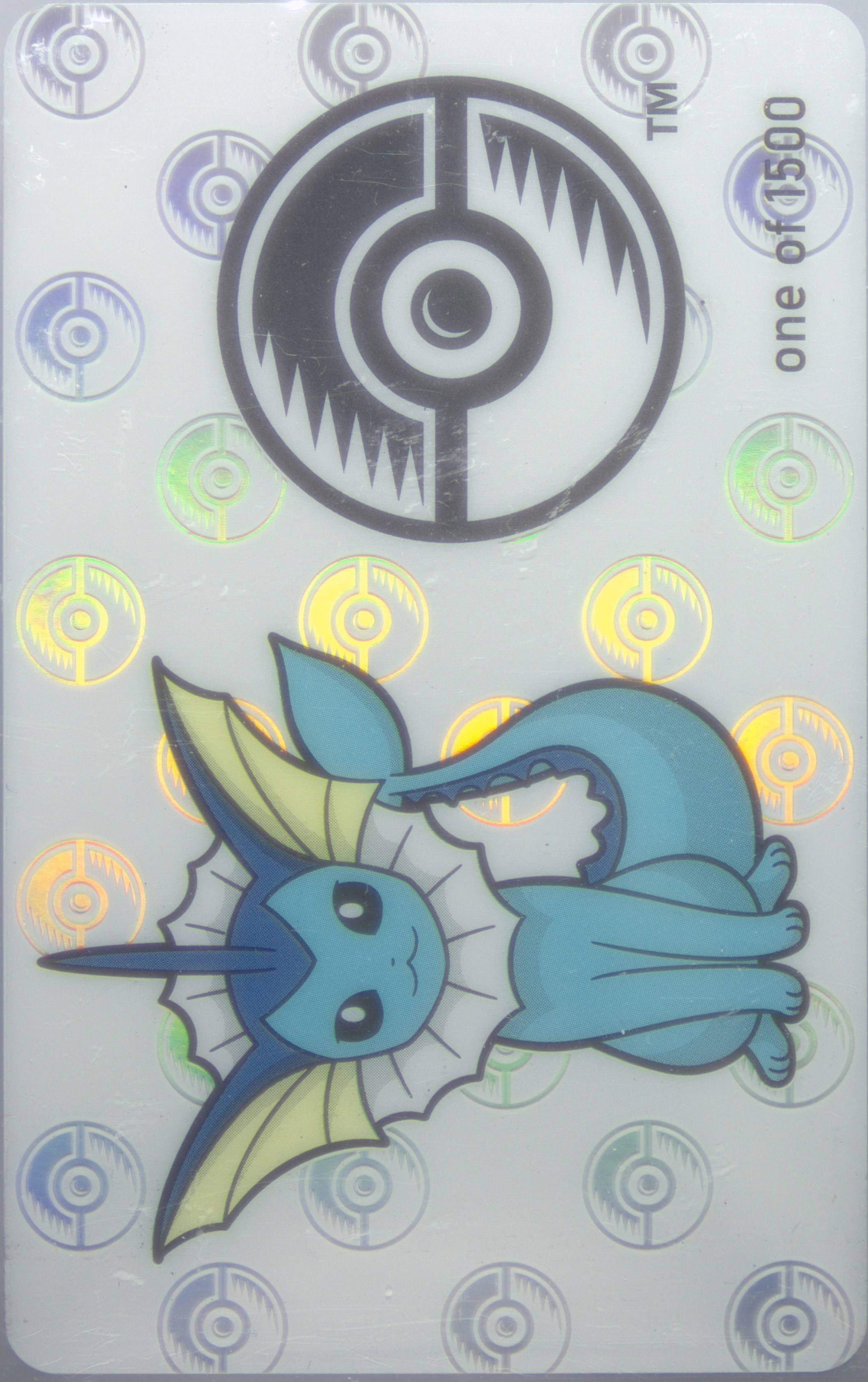 Vaporeon 2022 Pokemon Center X Bear Walker Collection Cards