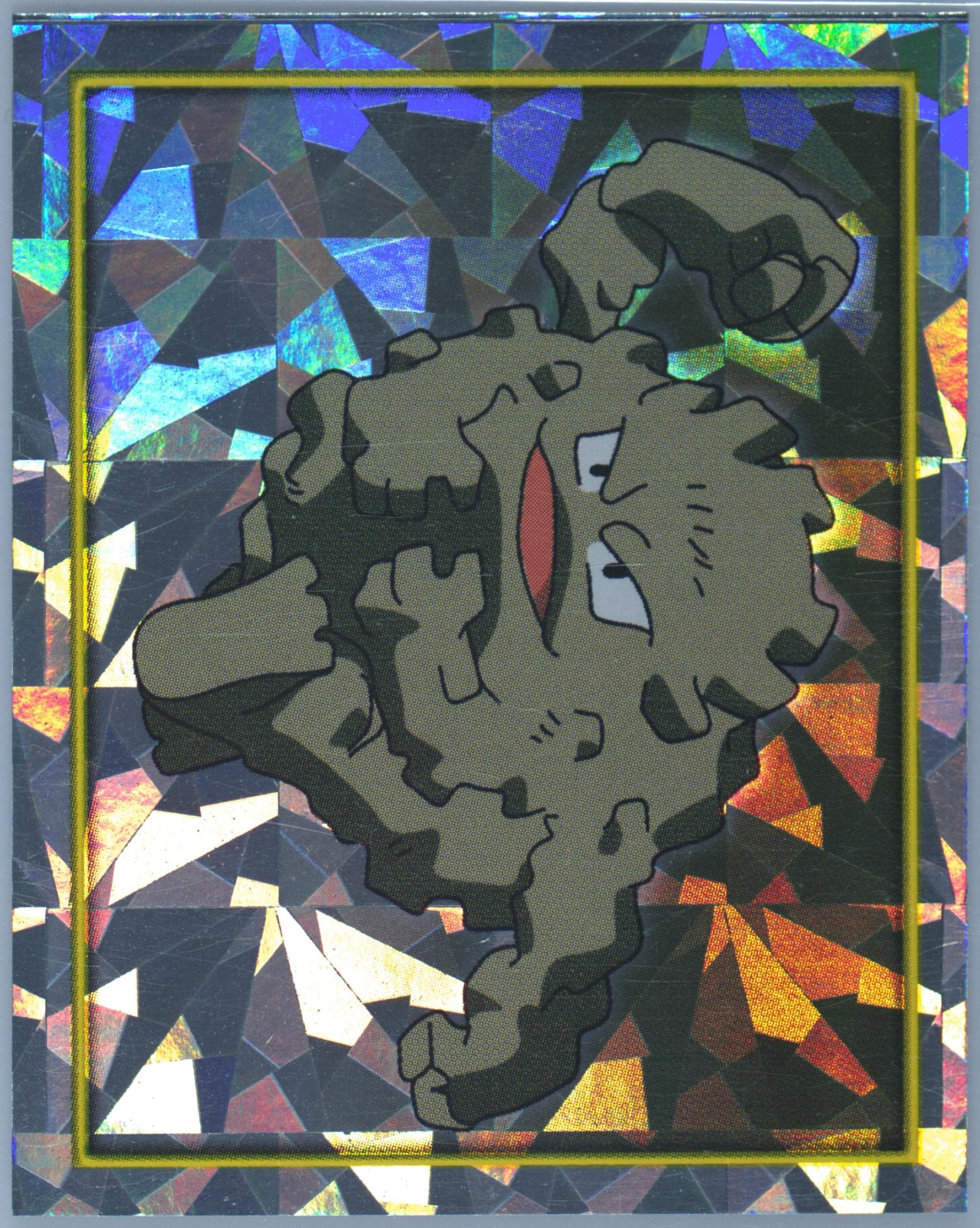 Graveler-Prism Cracked Ice (113) 2000 Merlin Pokemon 2