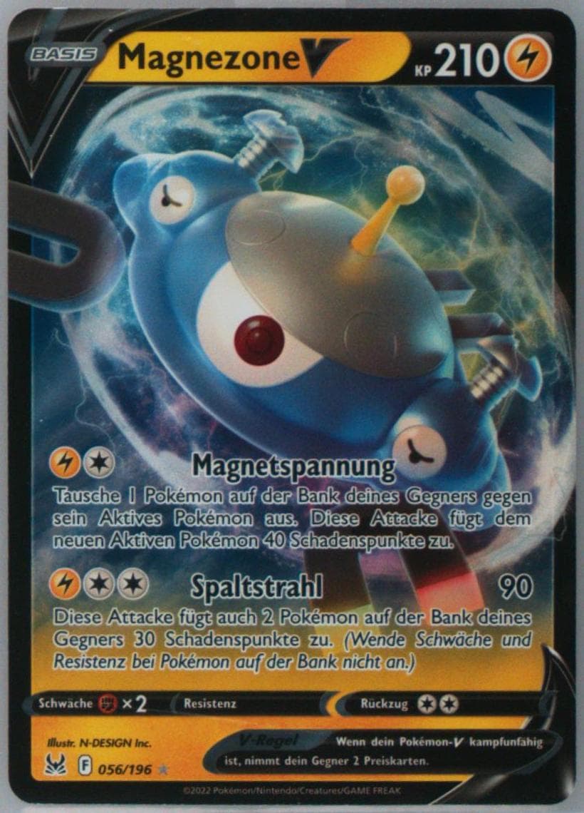 Magnezone V German (056) 2022 Pokemon Sword & Shield Lost Origin