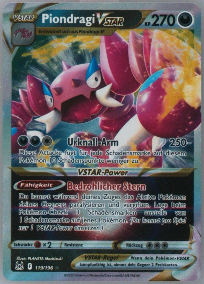 Piondragi Vstar German (119) 2022 Pokemon Sword & Shield Lost Origin