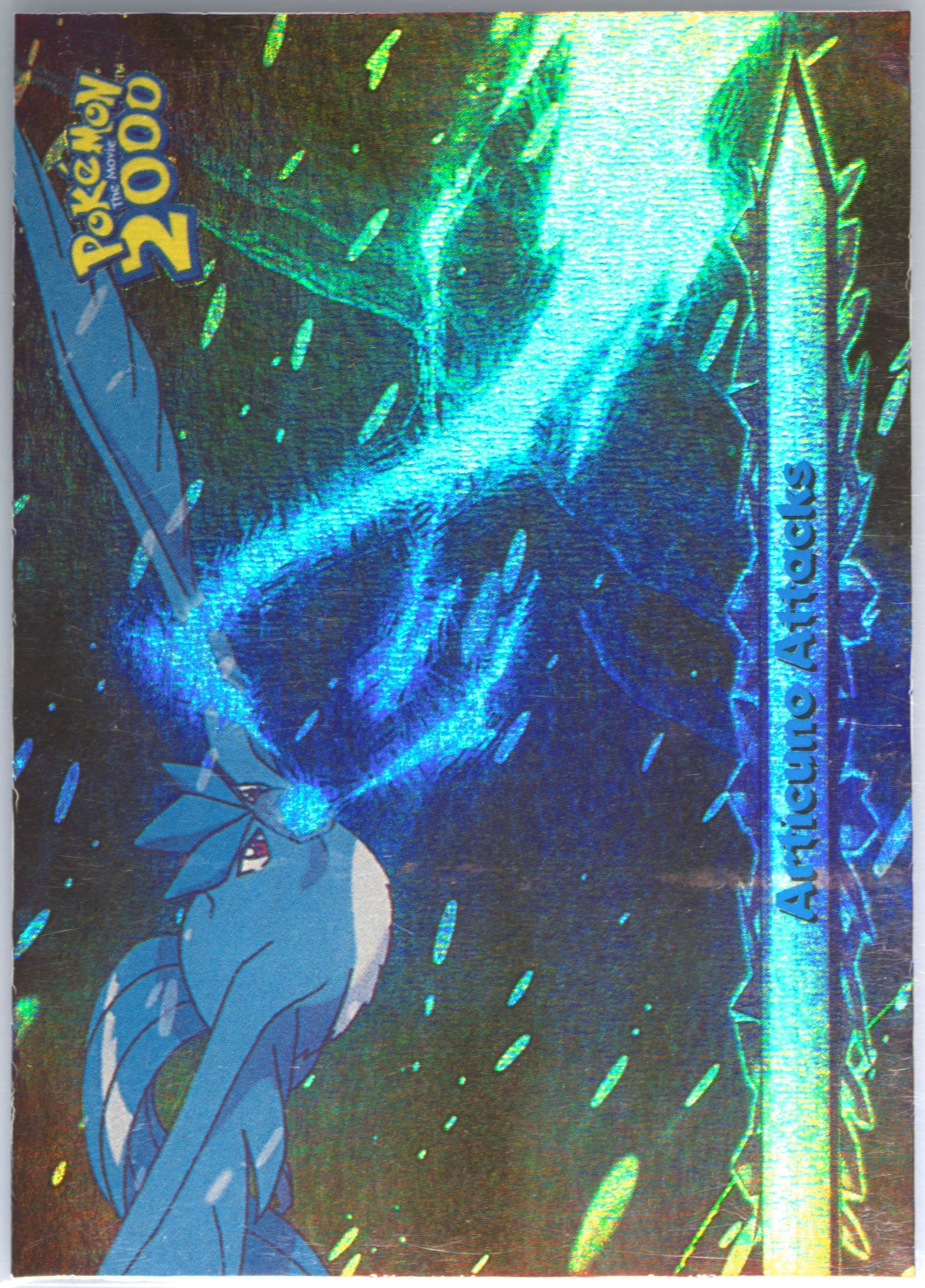 Articuno Attacks Rainbow Foil (38) 2000 Topps Pokemon the Movie 2000