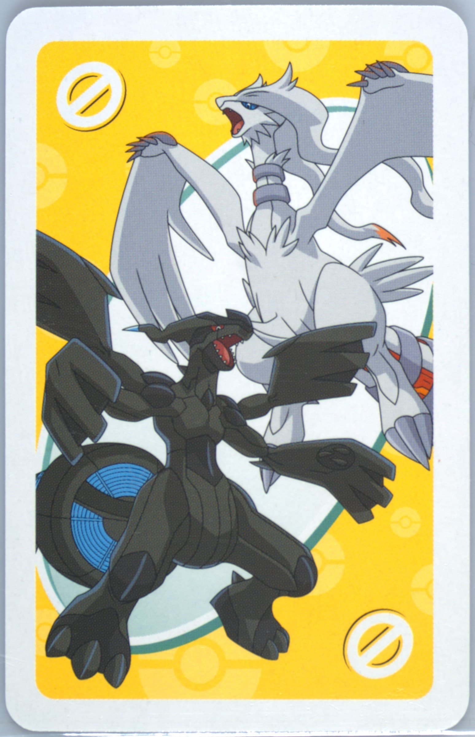Reshiram/Zekrom Yellow-Skip 2012 Uno Pokemon Best Wishes