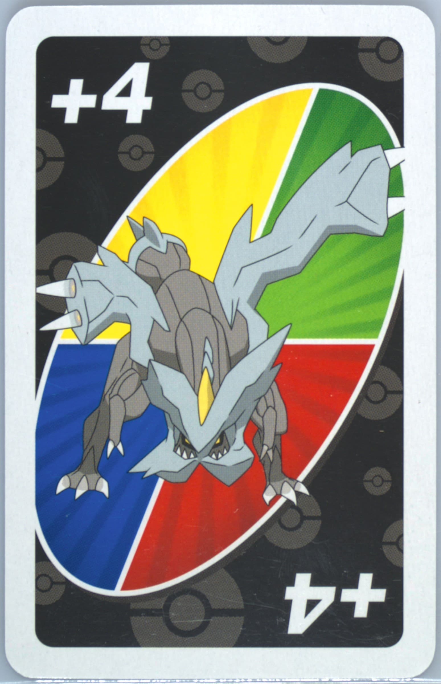 Kyurem Wild-Draw 4 2012 Uno Pokemon Best Wishes