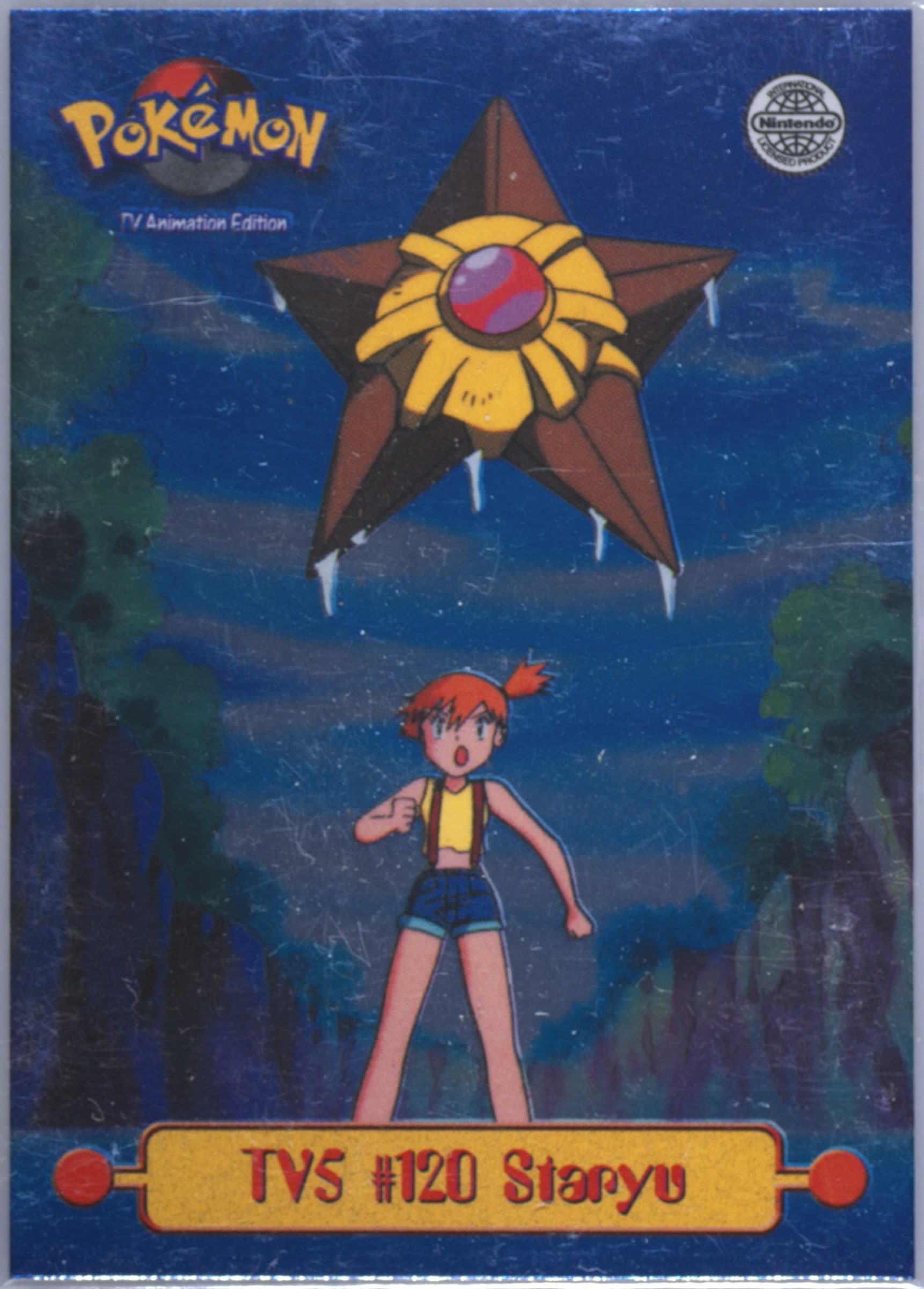 Staryu Foil-United Kingdom (TV5) 1999 Topps Pokemon Series 1 Character Cards