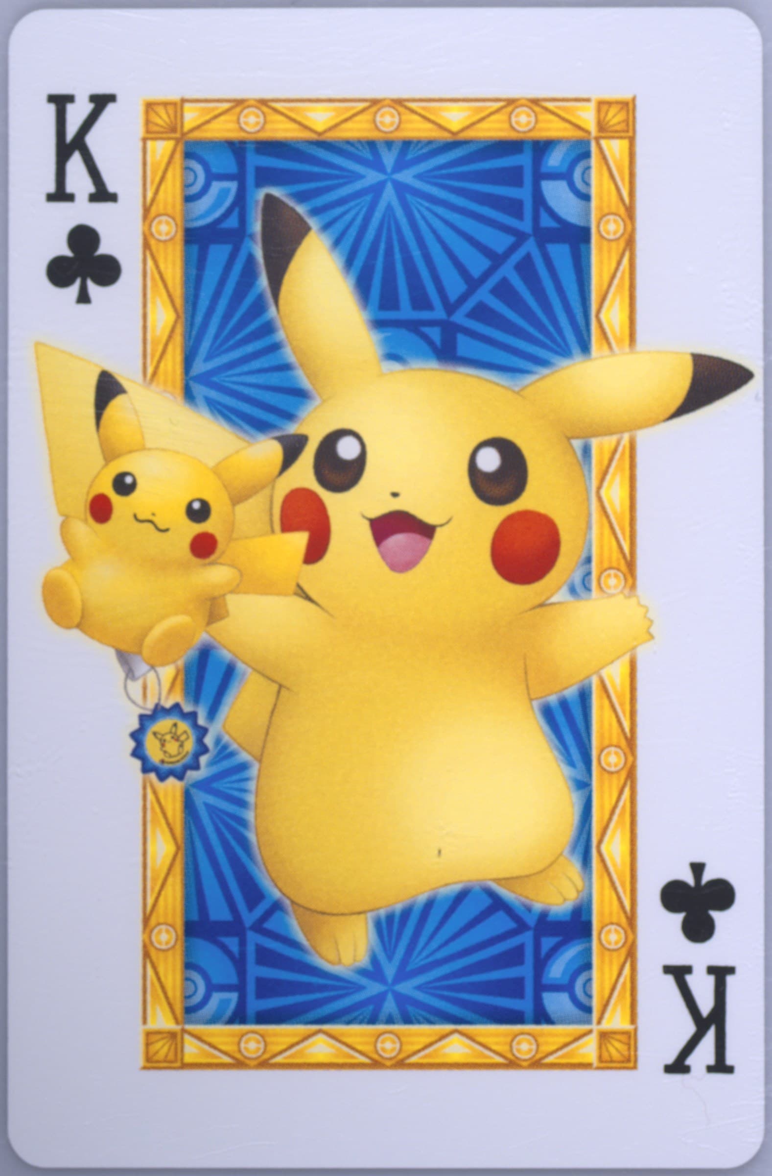 King of Clubs Pikachu 2013 Pokemon Center Nagoya Playing Cards