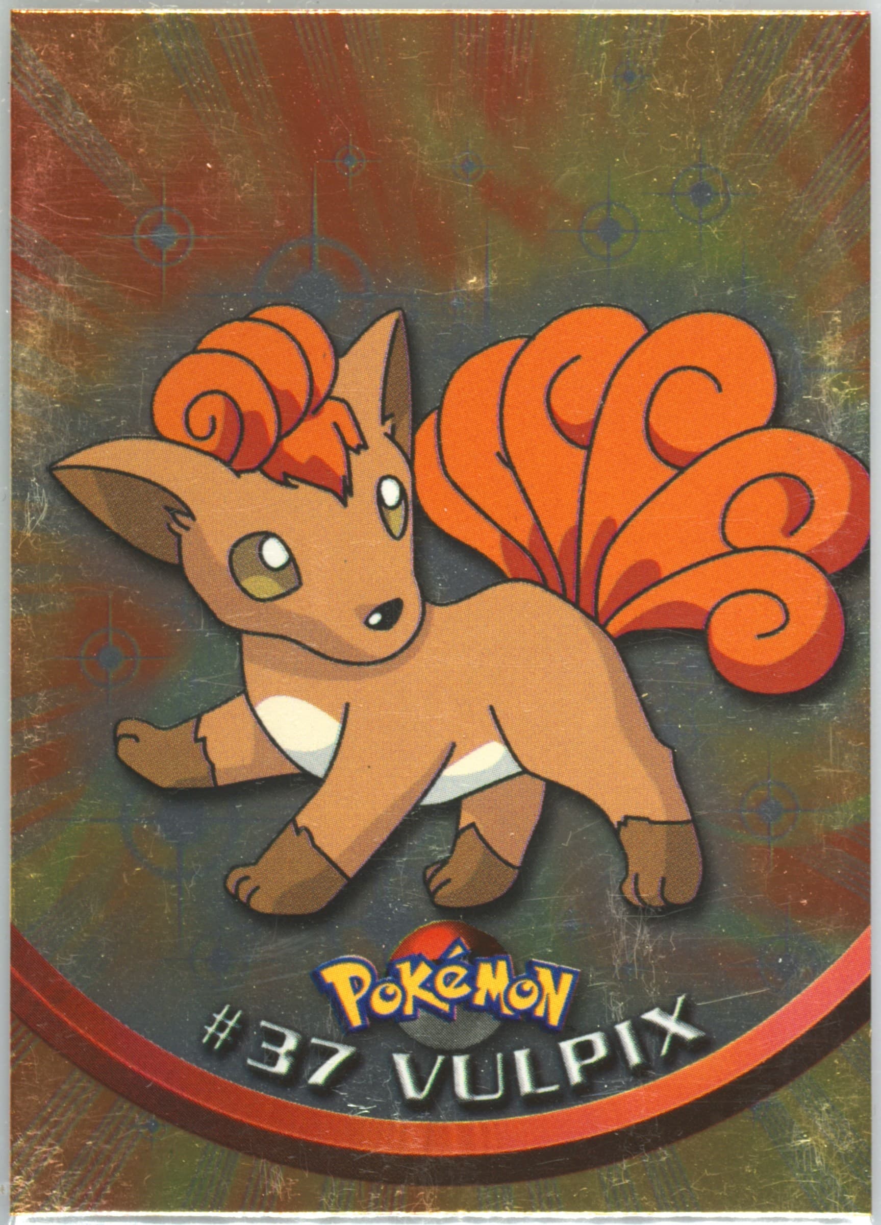 Vulpix Foil-United Kingdom (37) 1999 Topps Pokemon TV