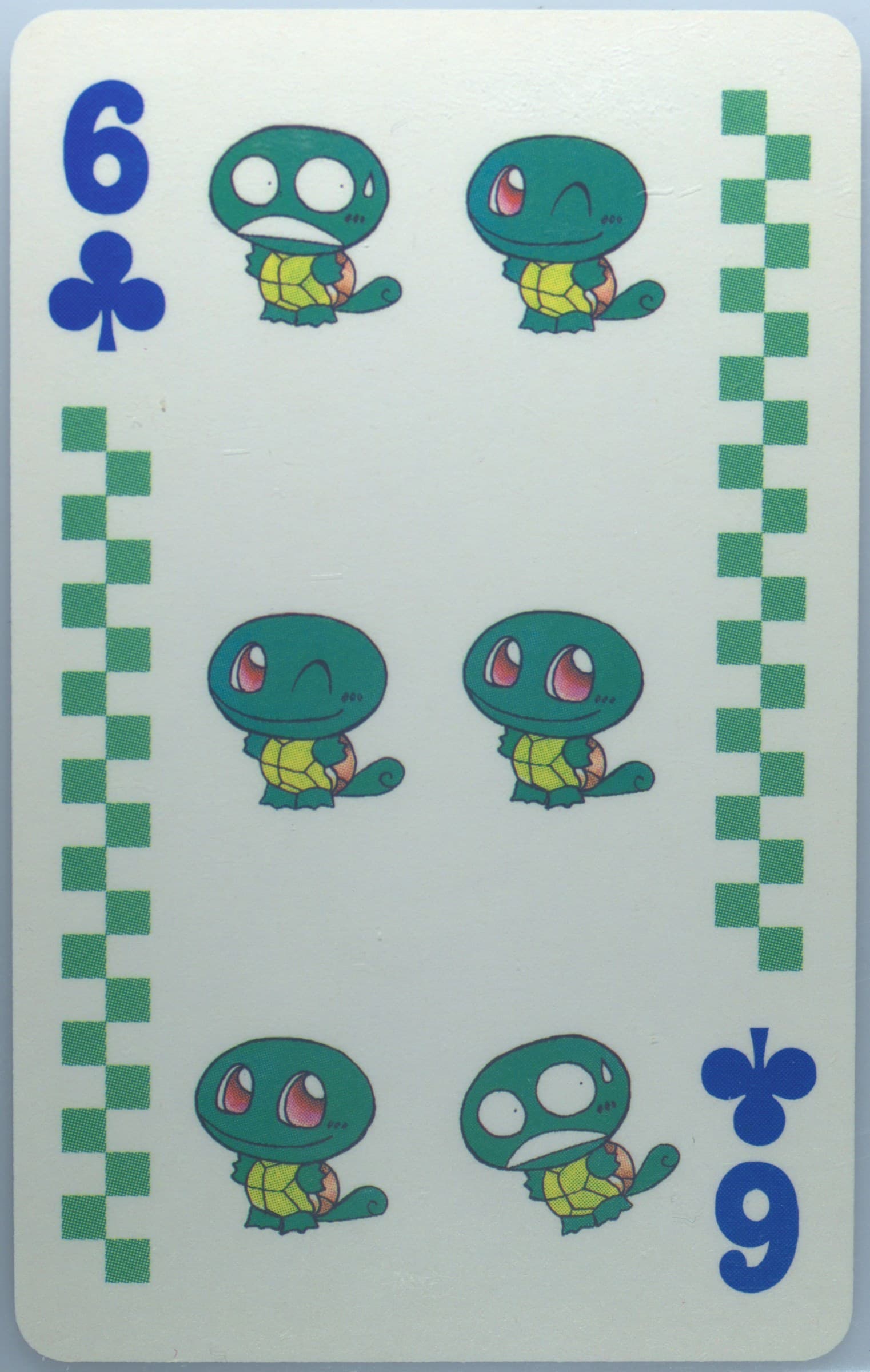 6 of Clubs 1998 Pokemon Pipipi Adventure Playing Cards