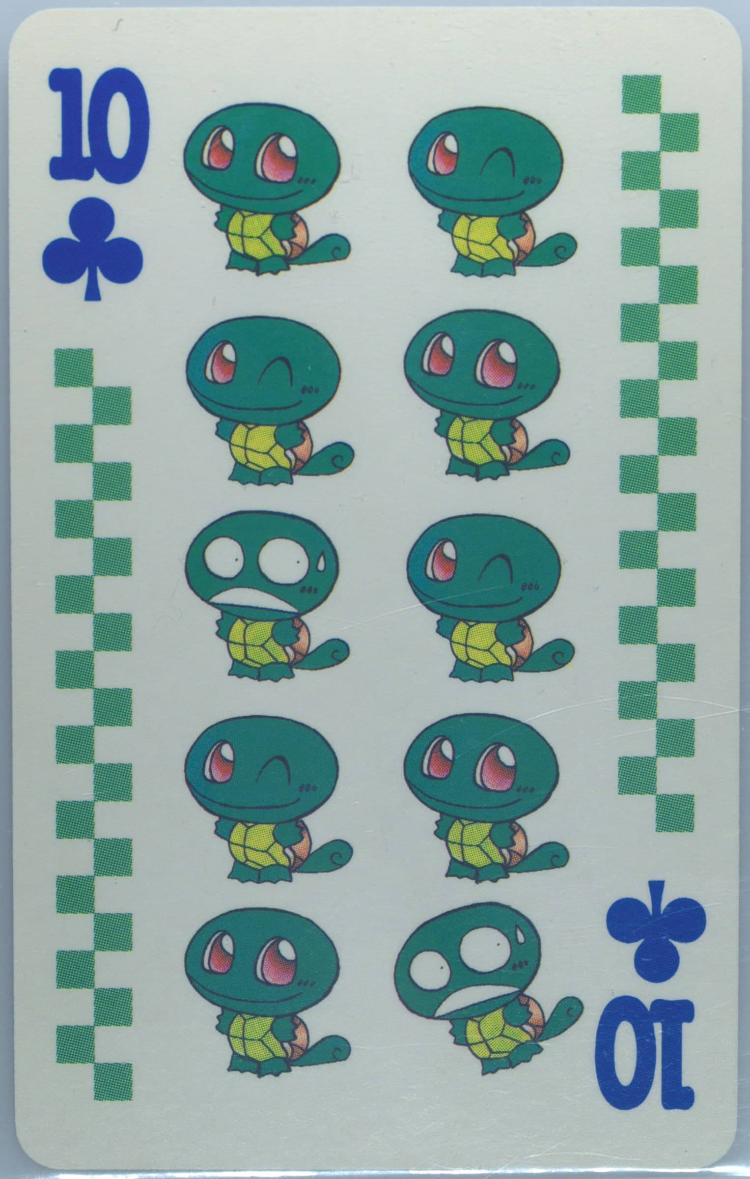 10 of Clubs 1998 Pokemon Pipipi Adventure Playing Cards