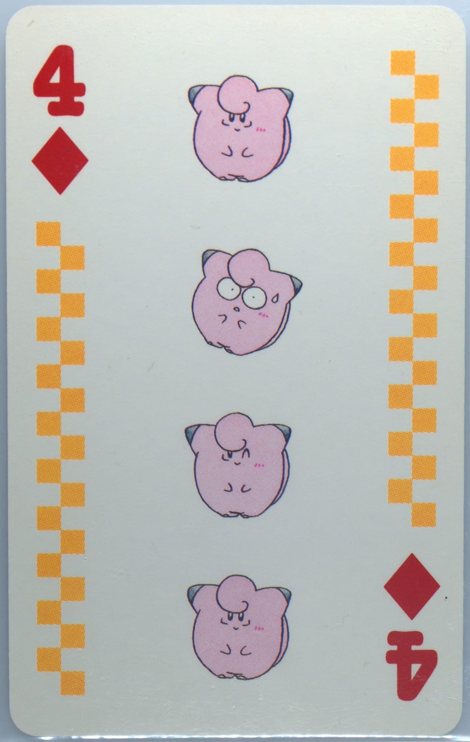 4 of Diamonds 1998 Pokemon Pipipi Adventure Playing Cards