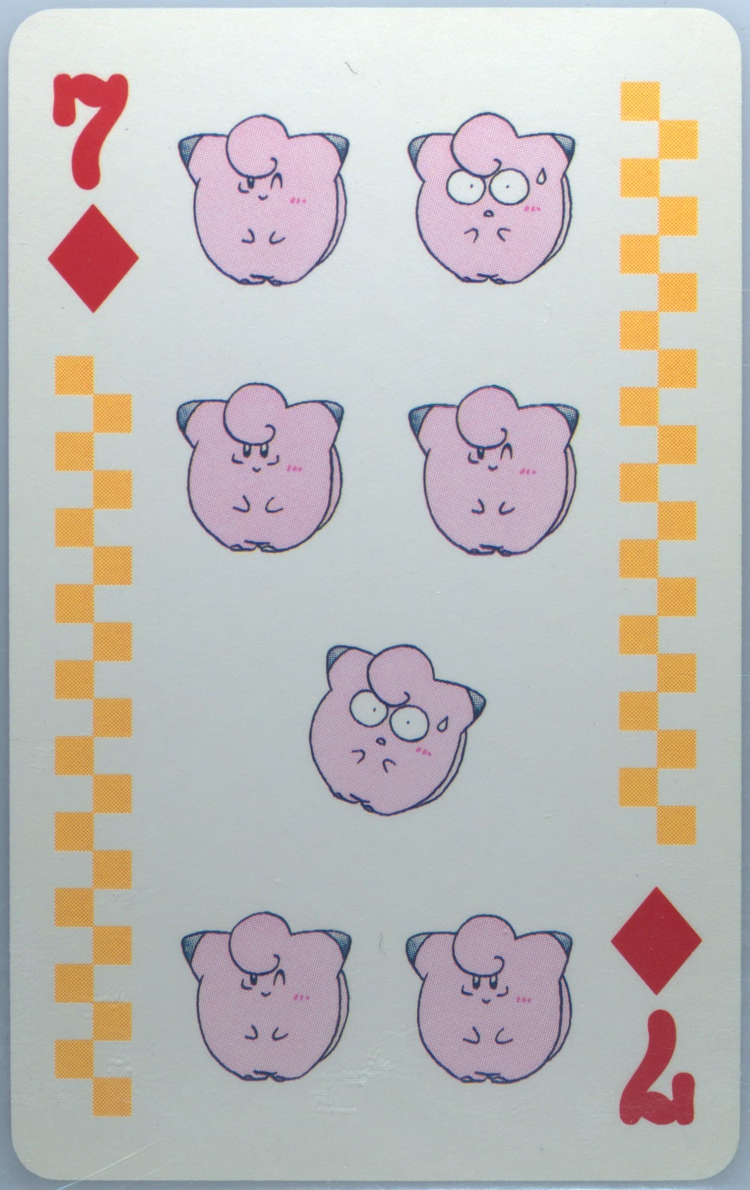 7 of Diamonds 1998 Pokemon Pipipi Adventure Playing Cards