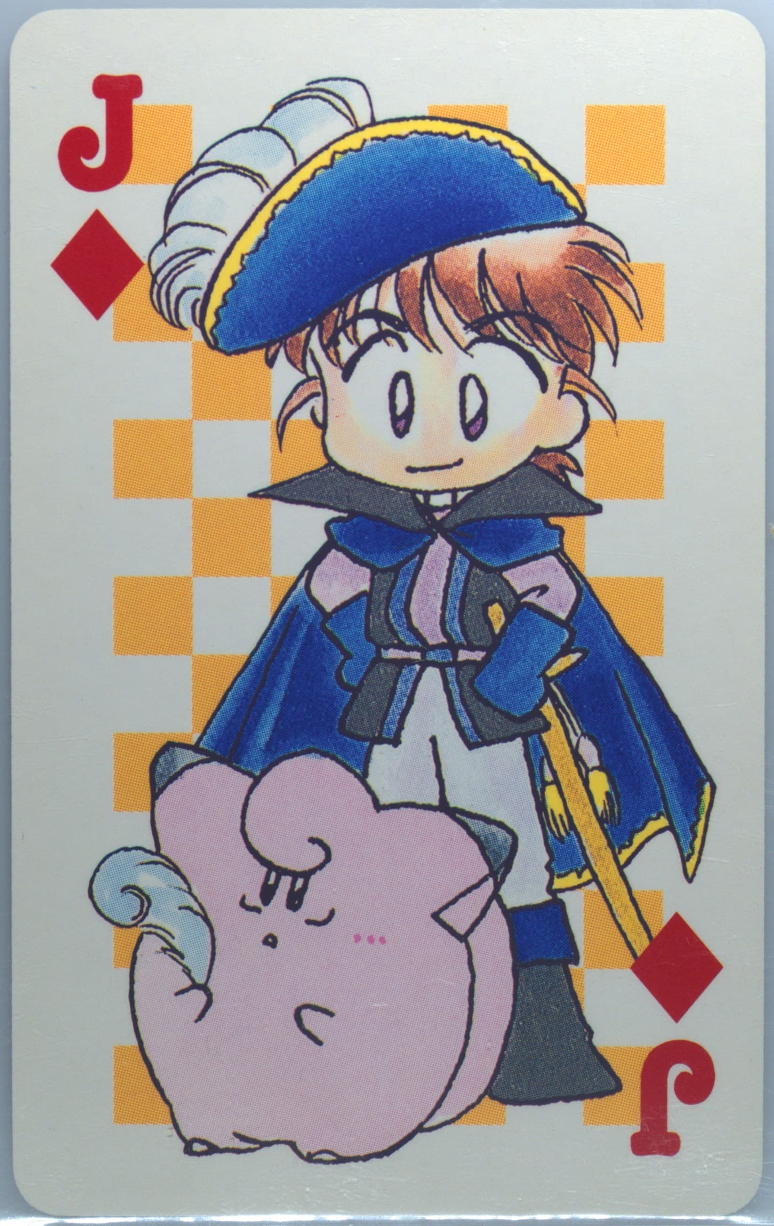 Jack of Diamonds Almond 1998 Pokemon Pipipi Adventure Playing Cards