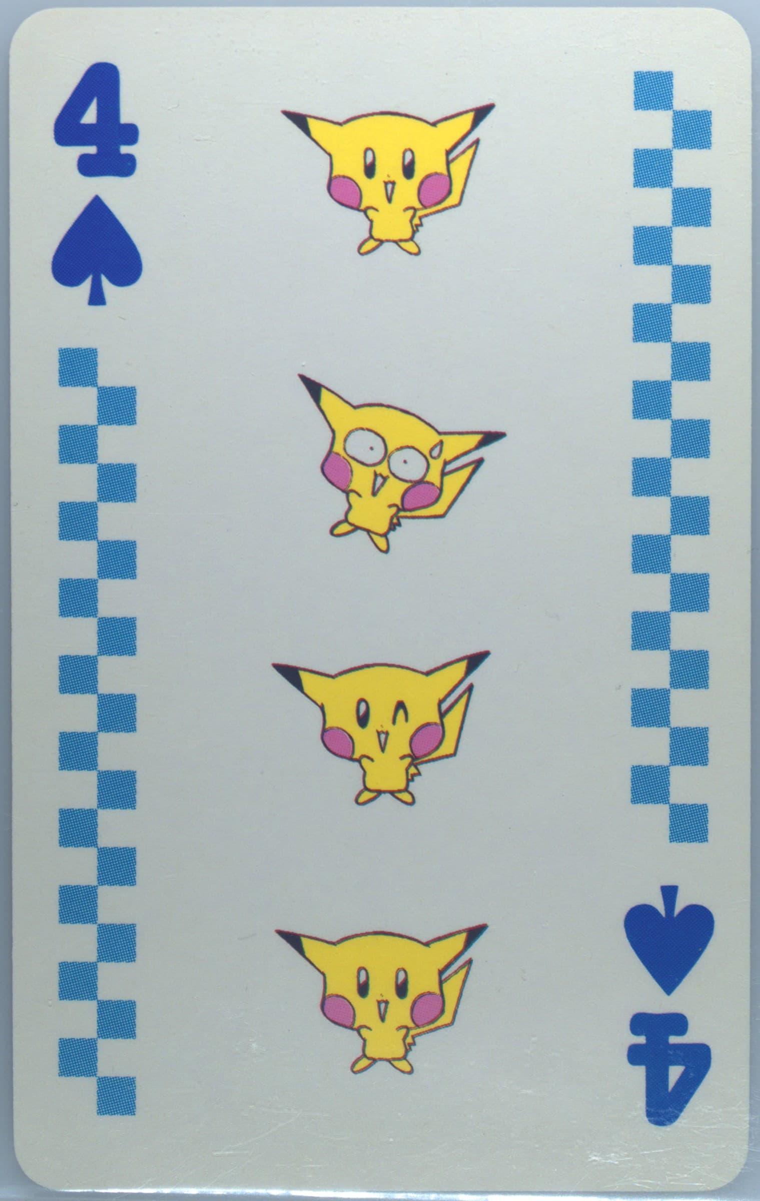 4 of Spades 1998 Pokemon Pipipi Adventure Playing Cards