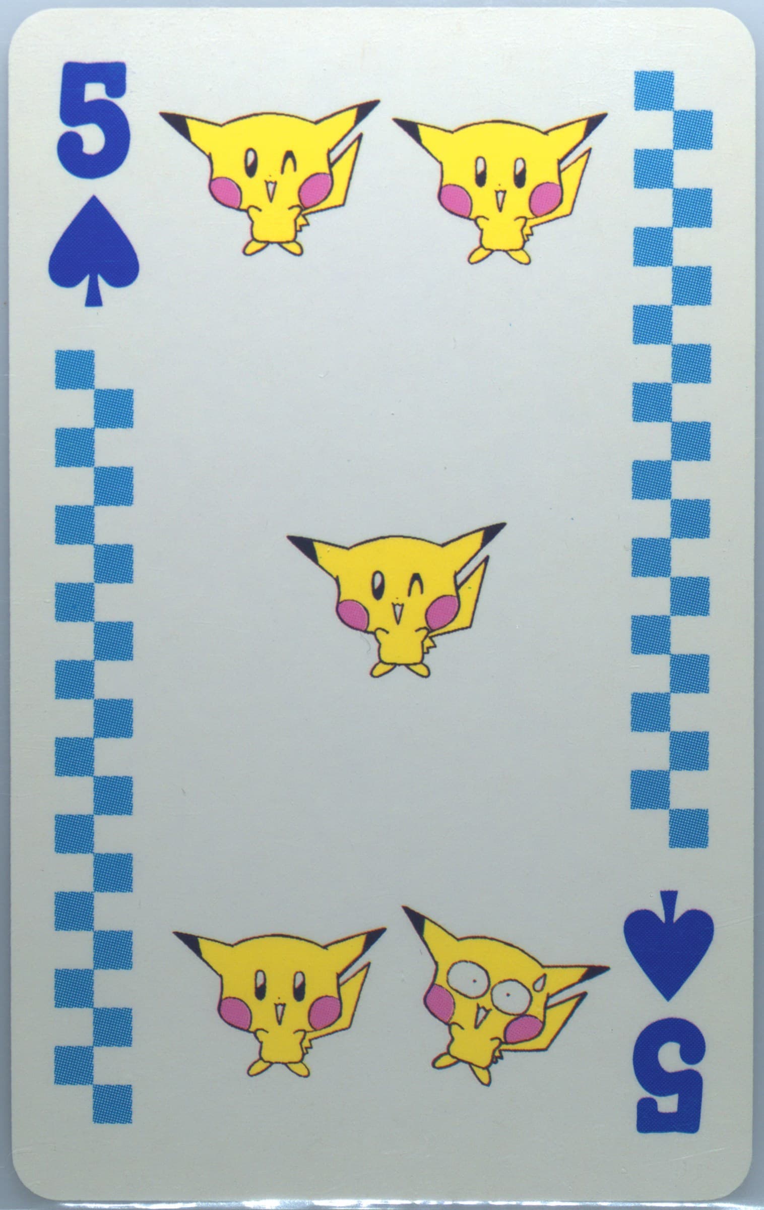 5 of Spades 1998 Pokemon Pipipi Adventure Playing Cards