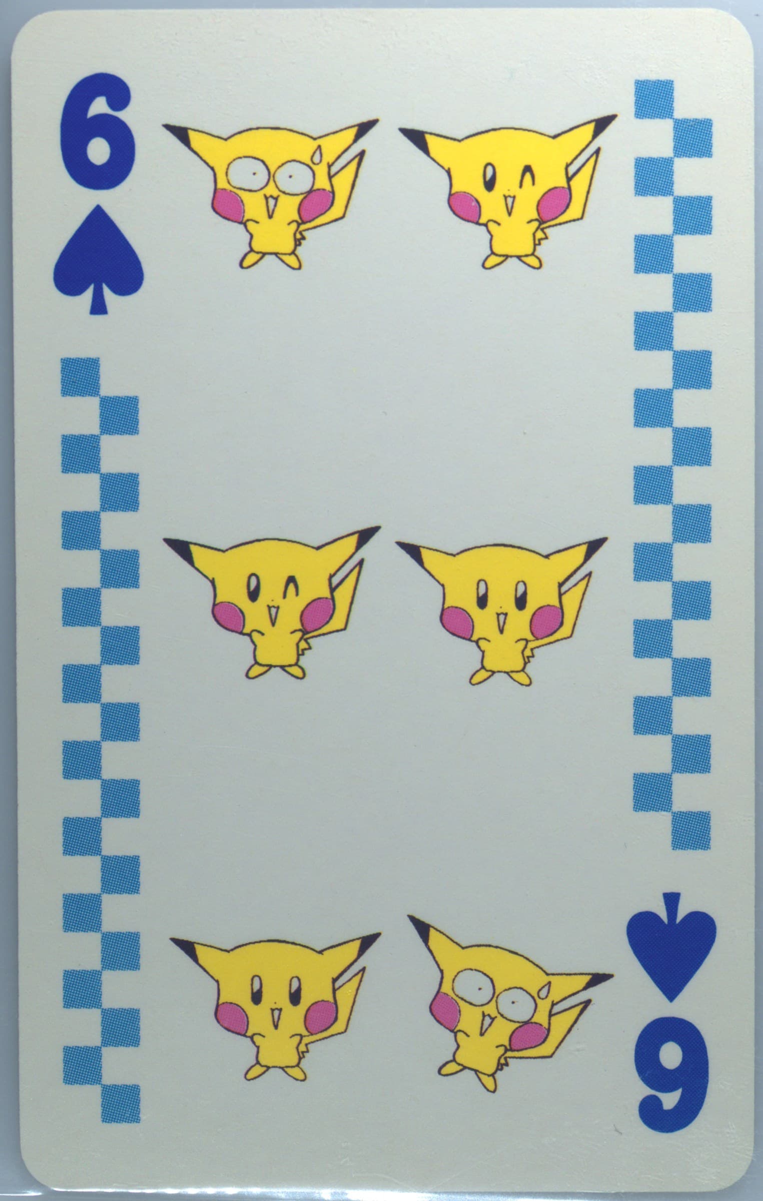 6 of Spades 1998 Pokemon Pipipi Adventure Playing Cards