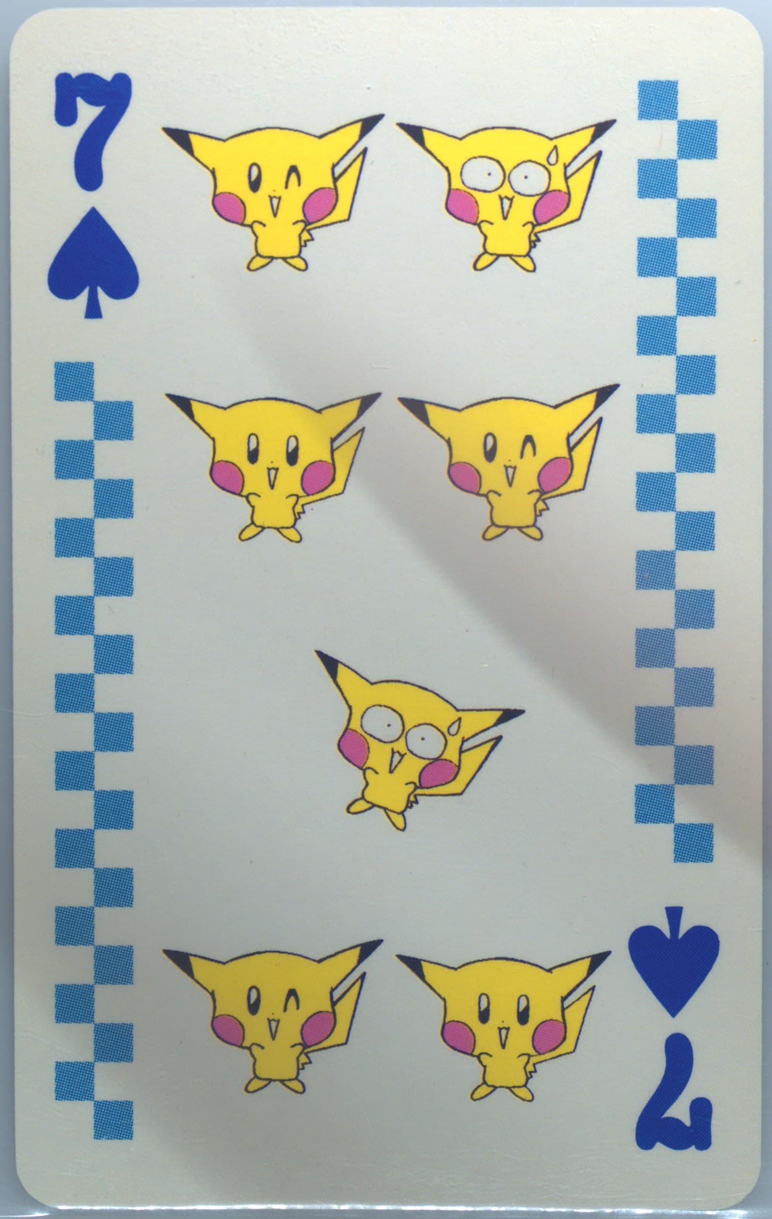 7 of Spades 1998 Pokemon Pipipi Adventure Playing Cards