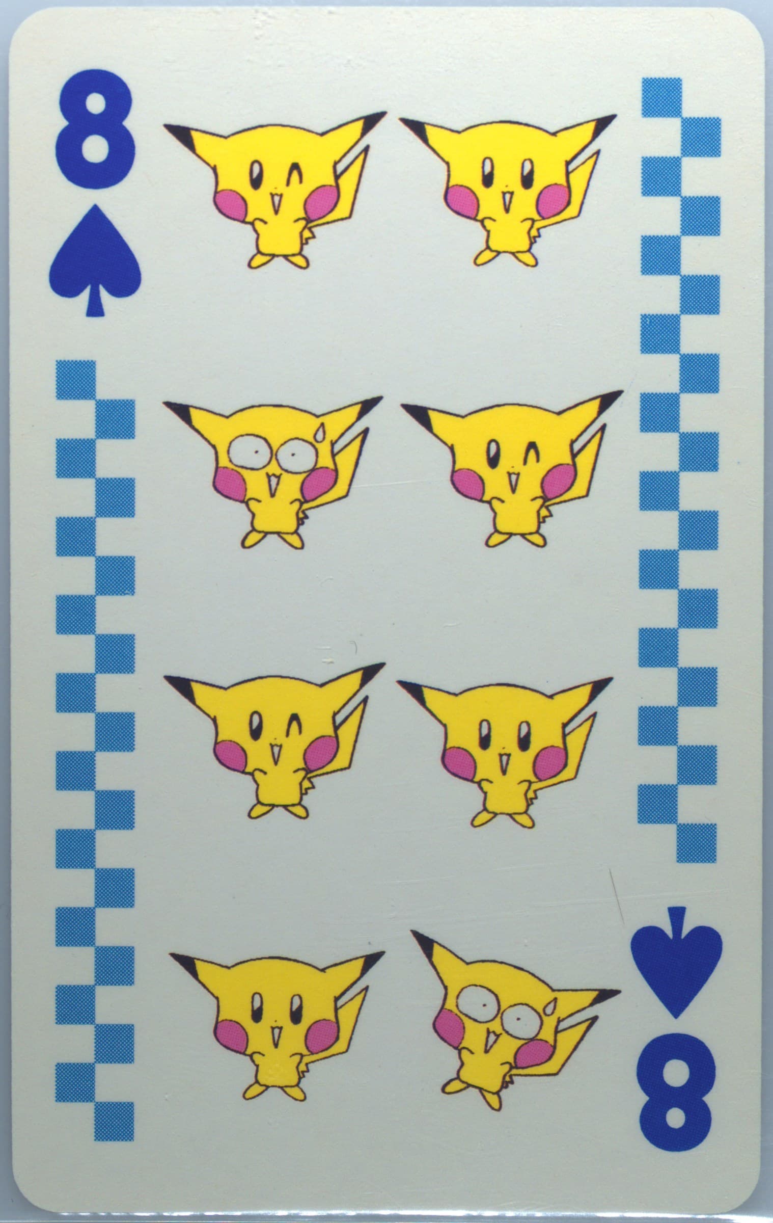 8 of Spades 1998 Pokemon Pipipi Adventure Playing Cards