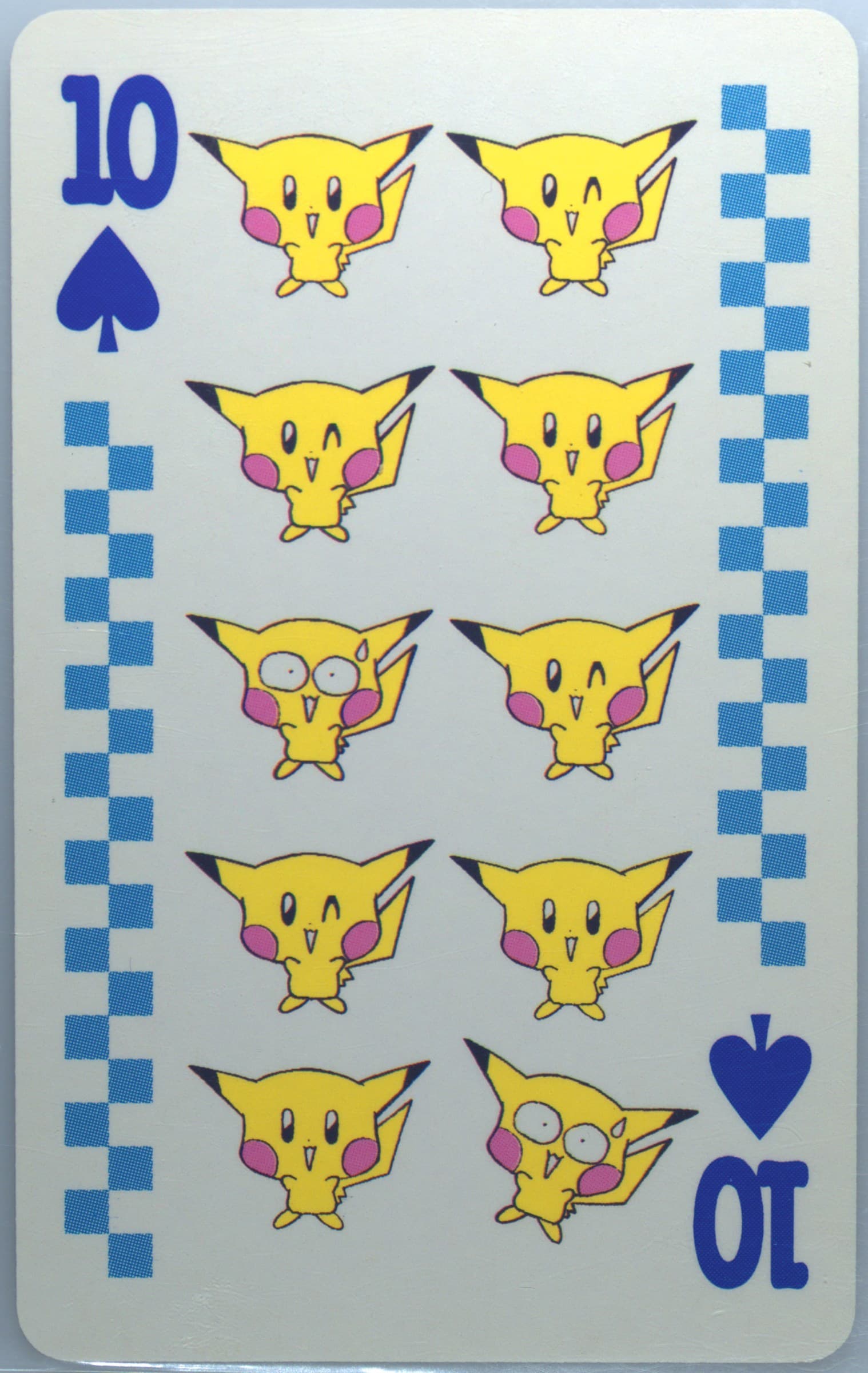10 of Spades 1998 Pokemon Pipipi Adventure Playing Cards