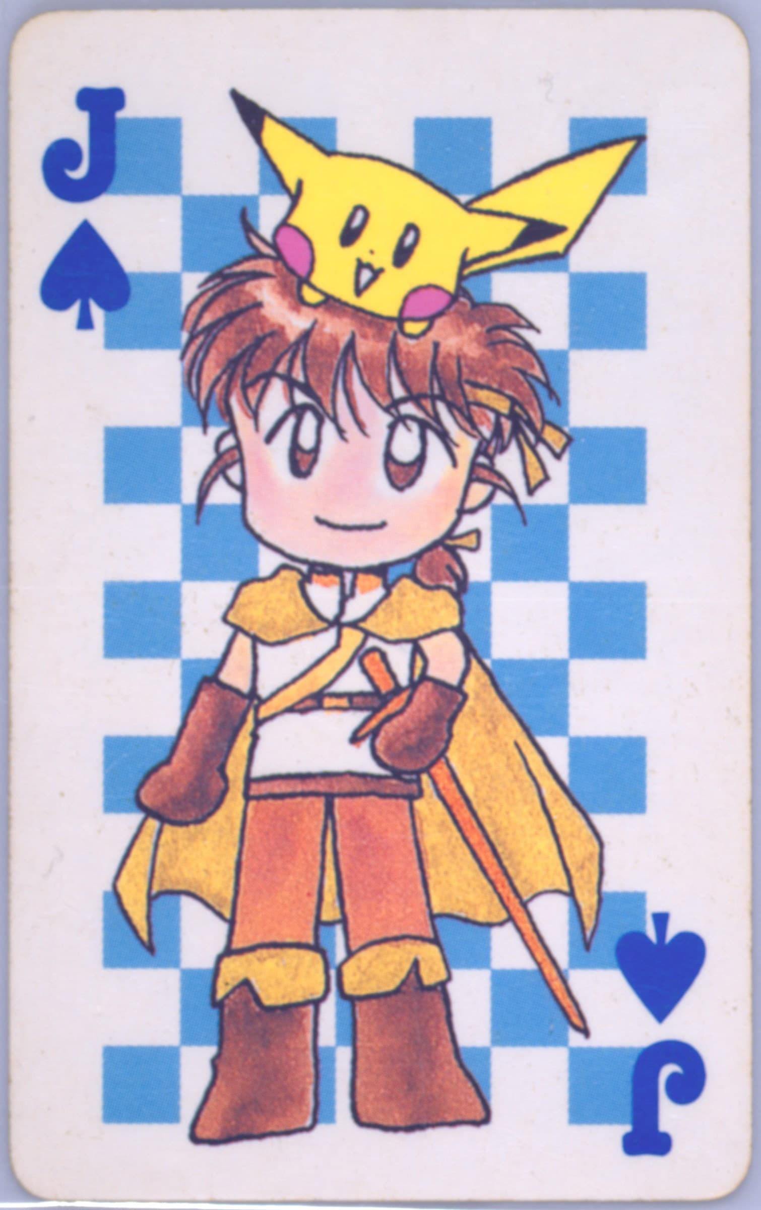 Jack of Spades Almond 1998 Pokemon Pipipi Adventure Playing Cards