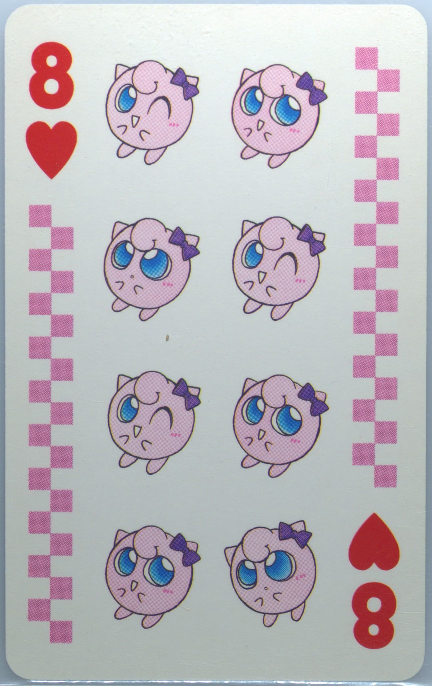 8 of Hearts 1998 Pokemon Pipipi Adventure Playing Cards