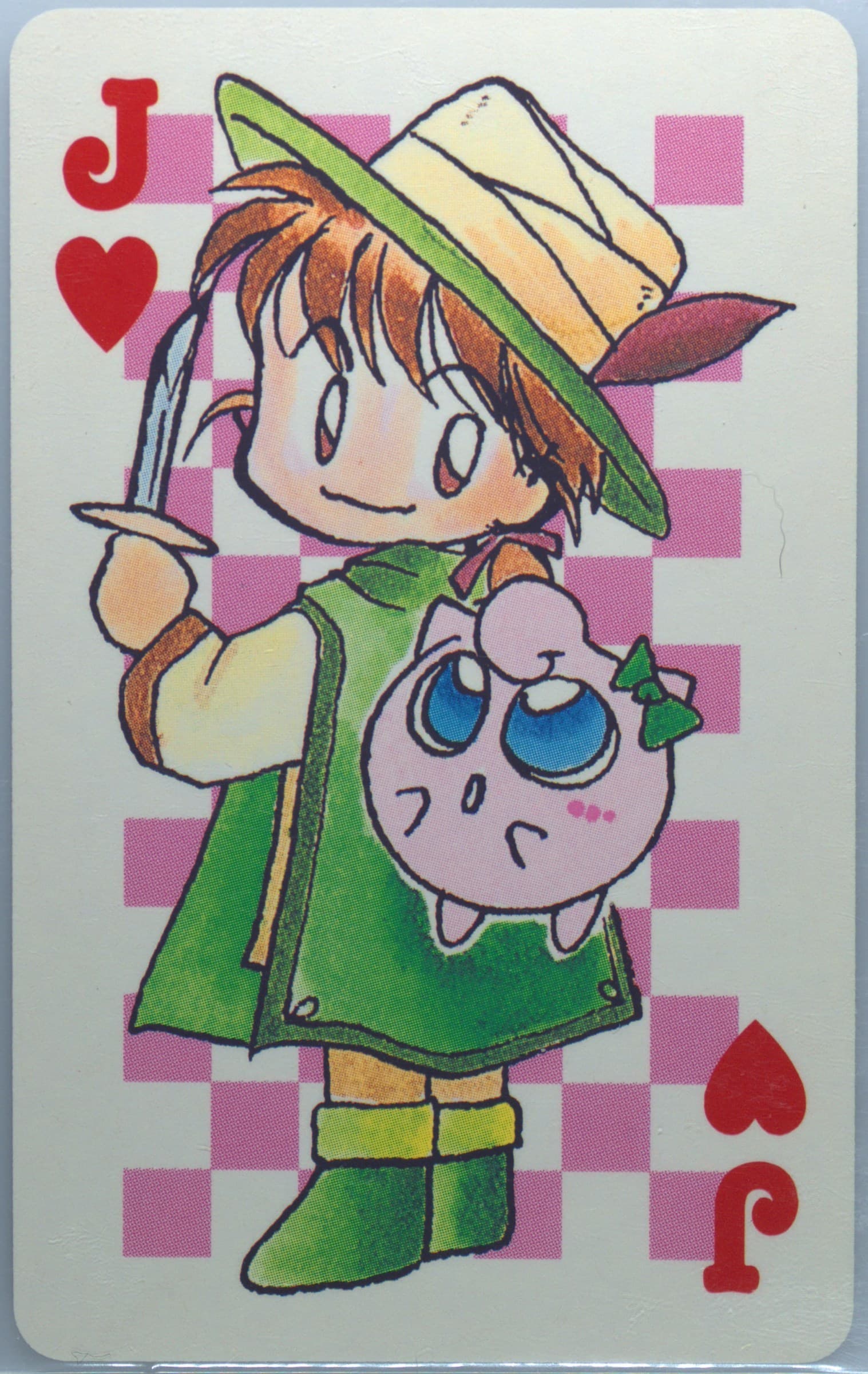 Jack of Hearts Almond 1998 Pokemon Pipipi Adventure Playing Cards