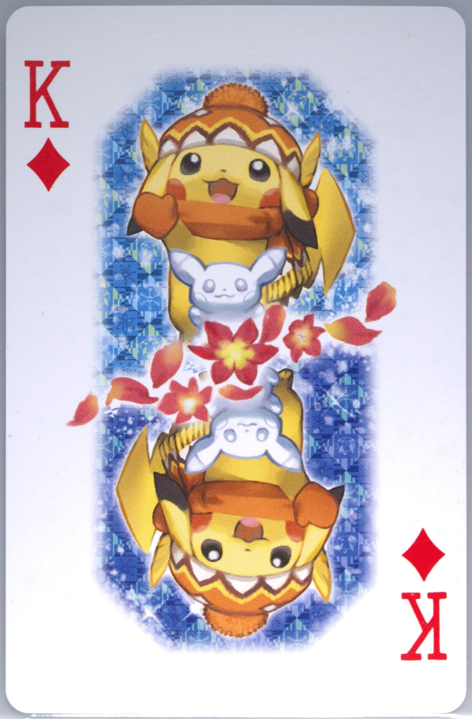 King of Diamonds Pikachu 2016 Pokemon Center Sapporo Playing Cards