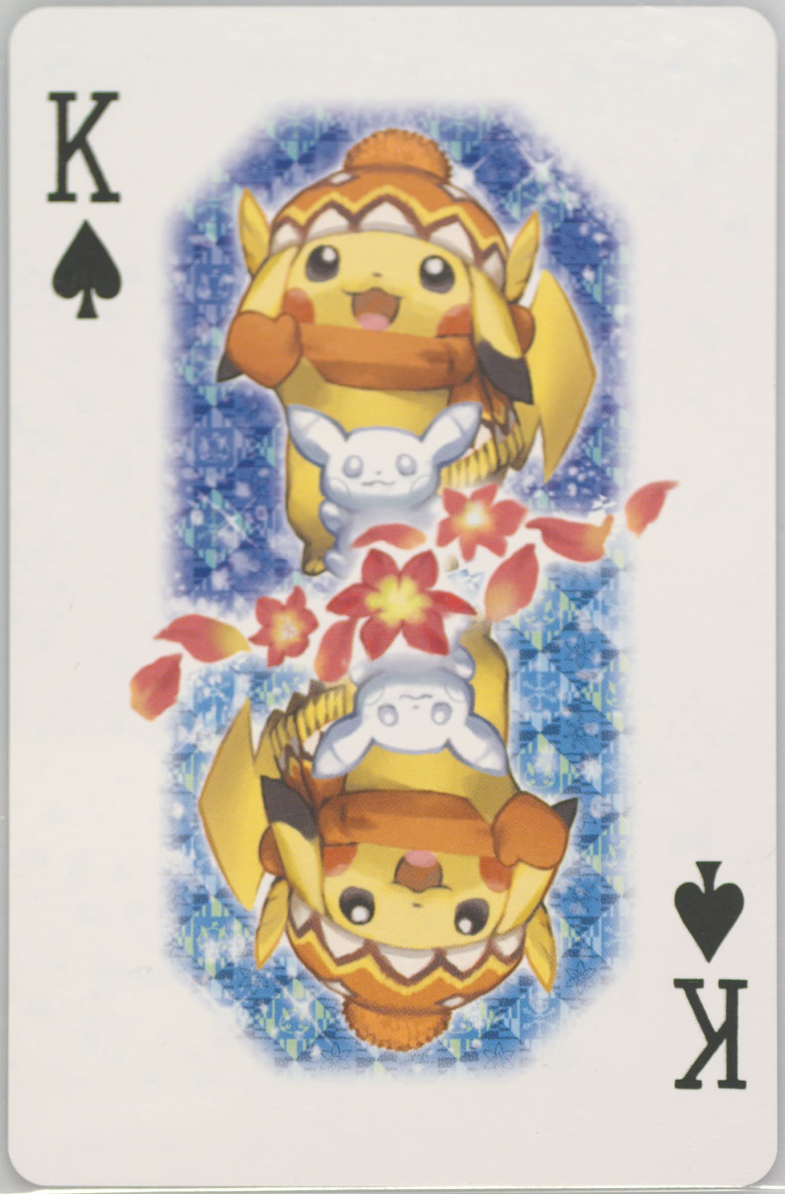 King of Spades Pikachu 2016 Pokemon Center Sapporo Playing Cards