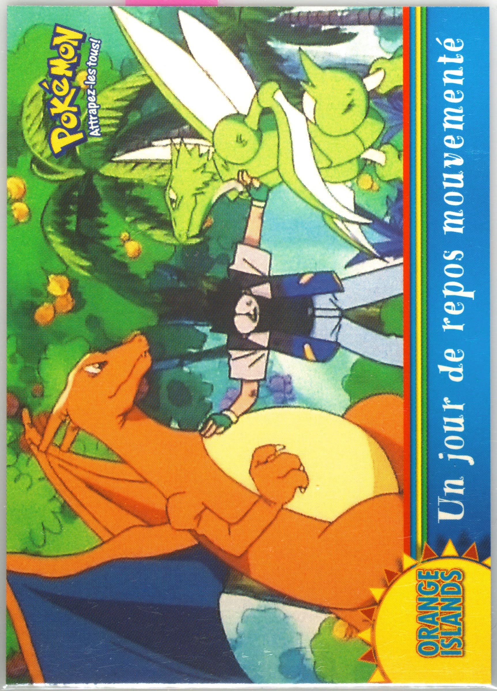 A Way Off Day Off French (OR15) 2000 Topps Pokemon TV Animation Series 3 Orange Islands