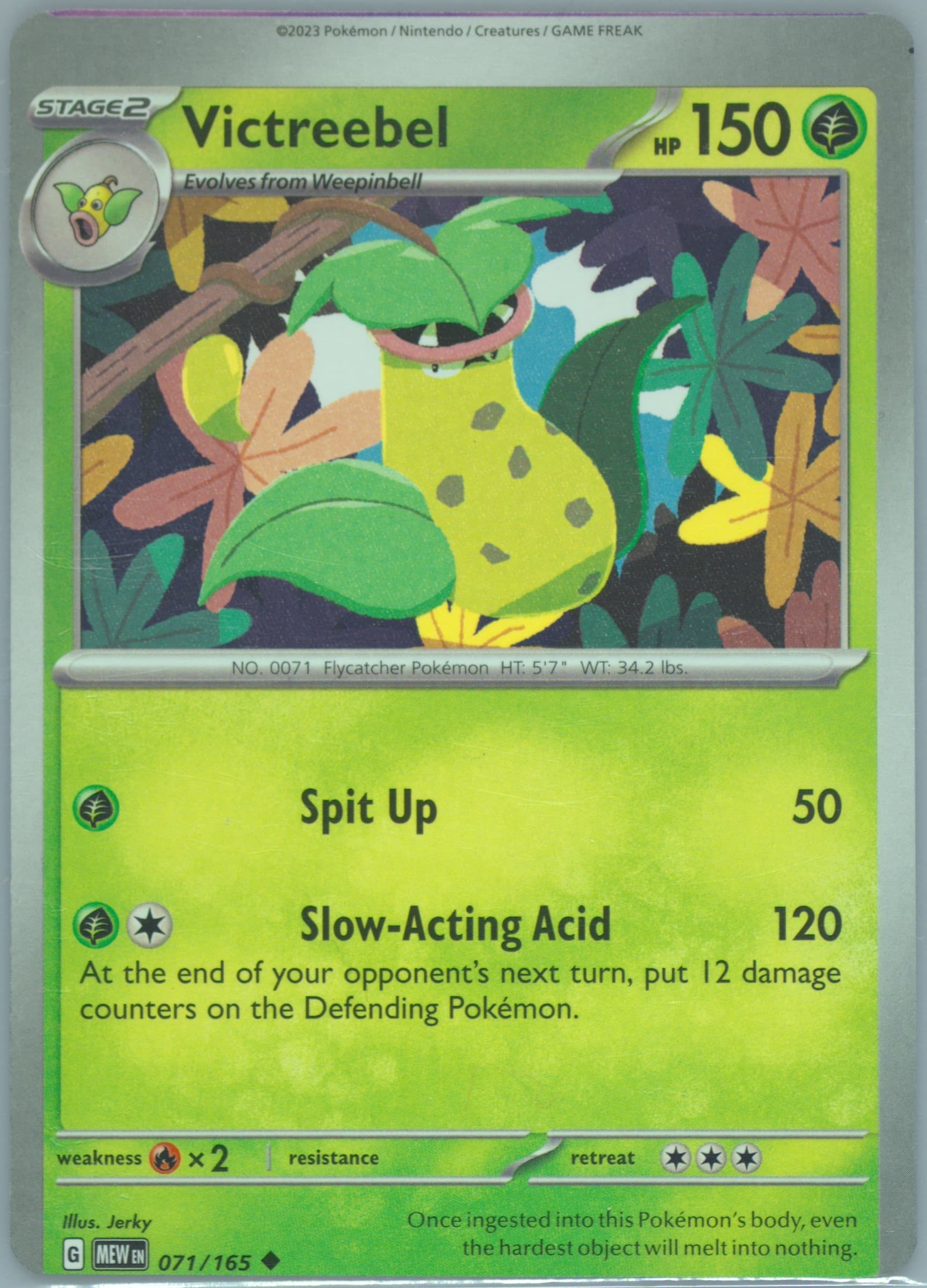 Victreebel (071) 2023 Pokemon Mew EN-151