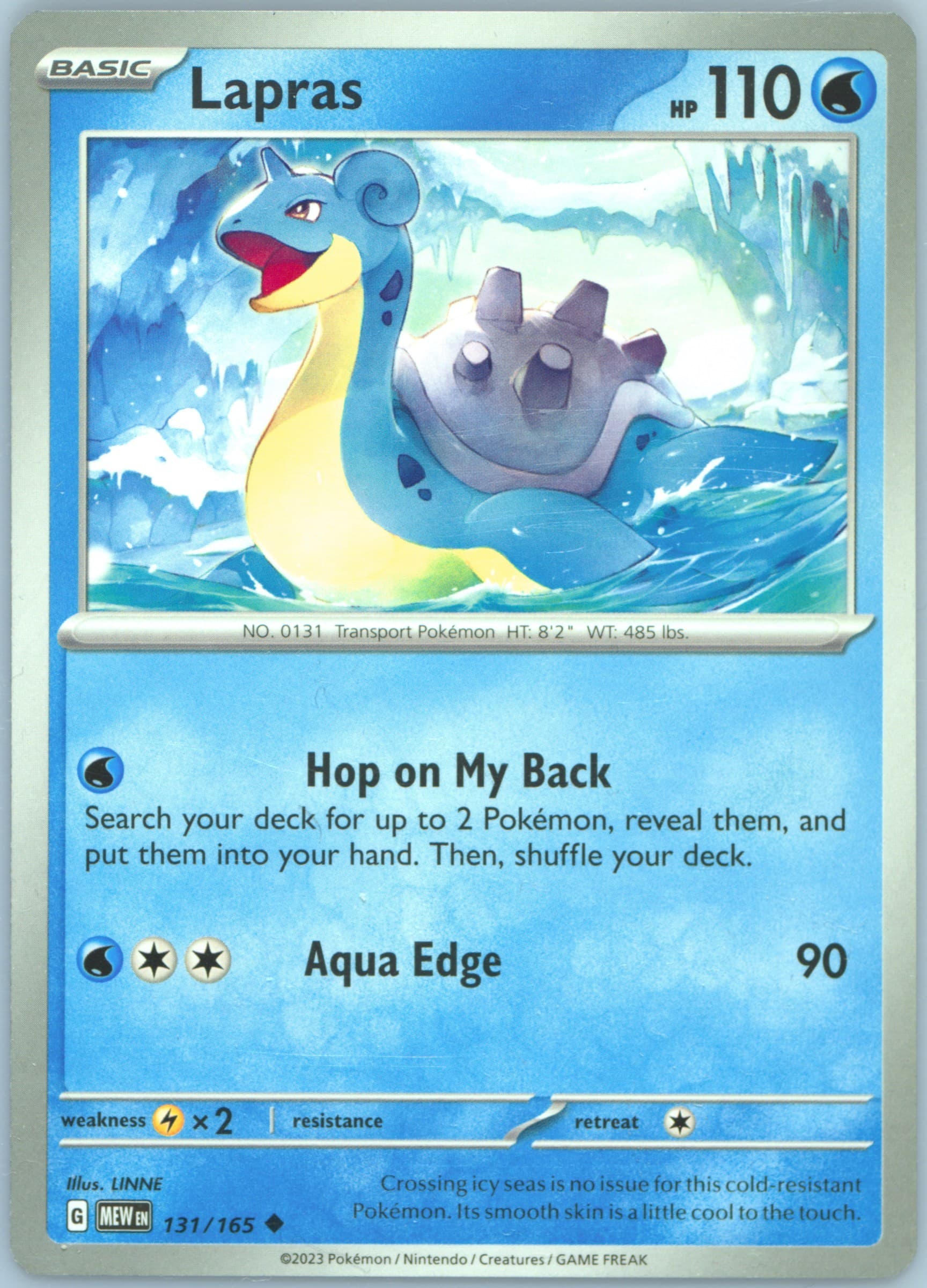 Lapras (131) 2023 Pokemon Mew EN-151