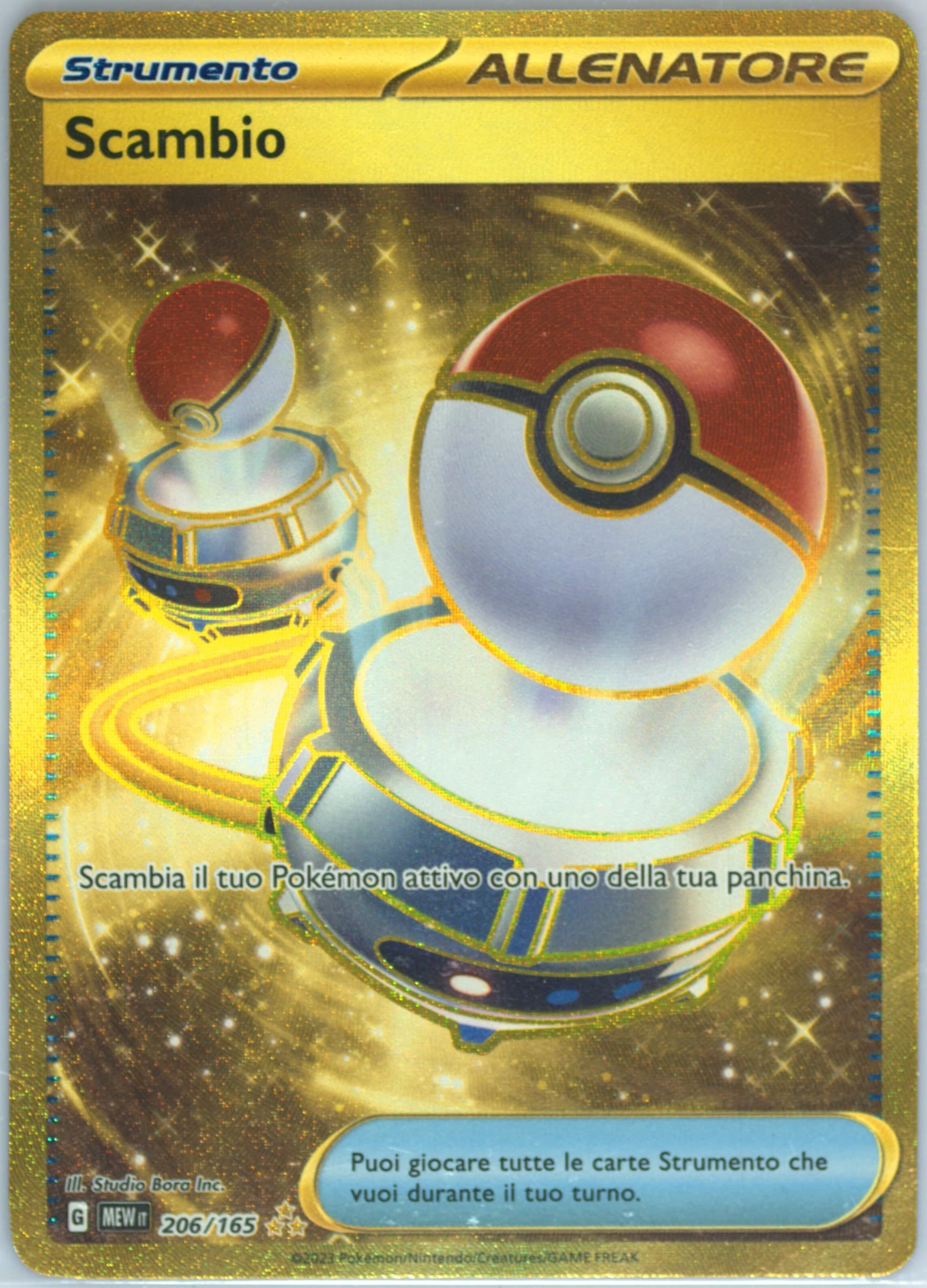 Switch Hyper Rare (206) 2023 Pokemon Italian Mew It-151