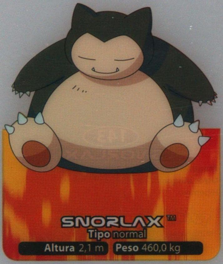 Snorlax Spanish (143) 2005 Pokemon Lamincards